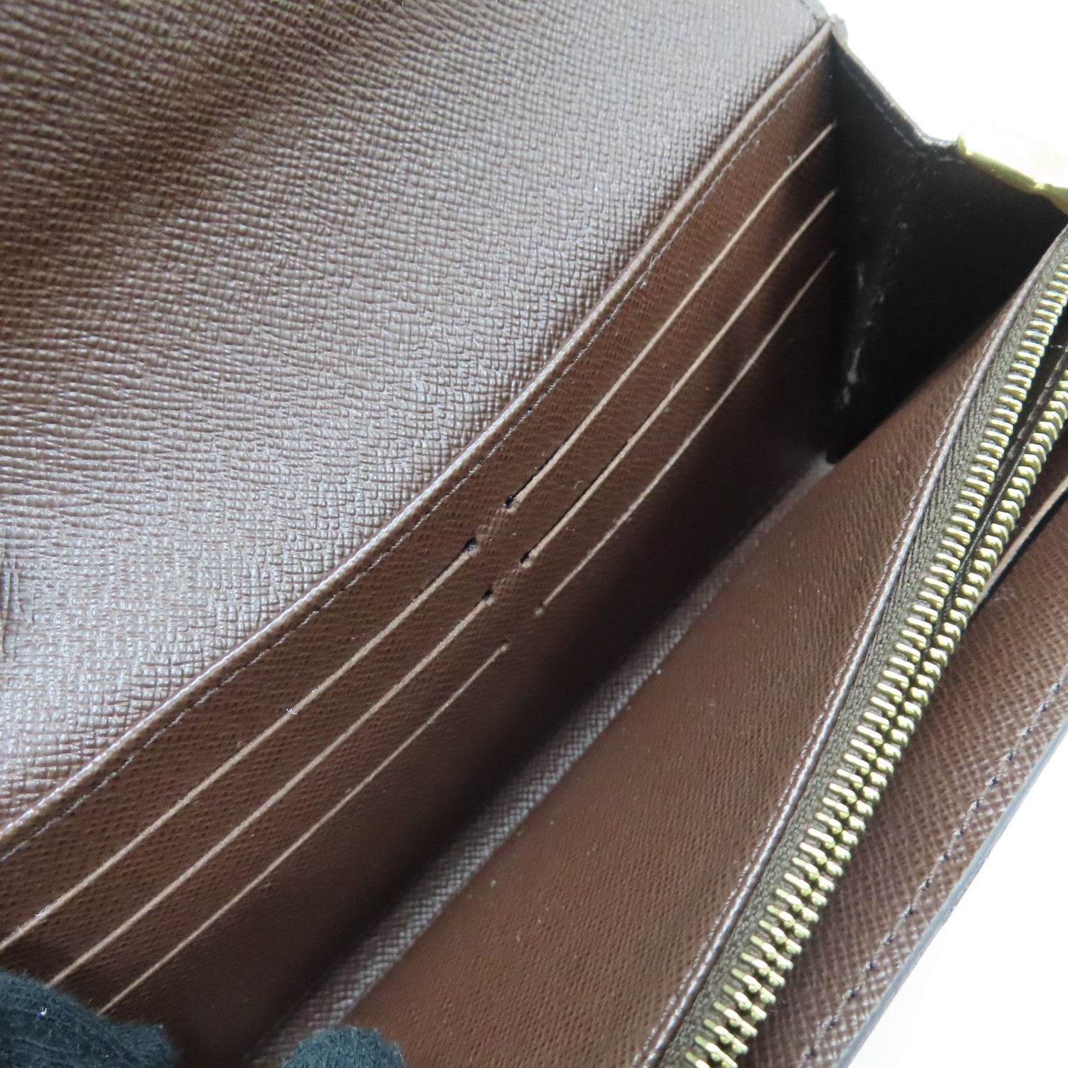 Louis Vuitton Sarah Wallet Damier Ebene Canvas N 63209