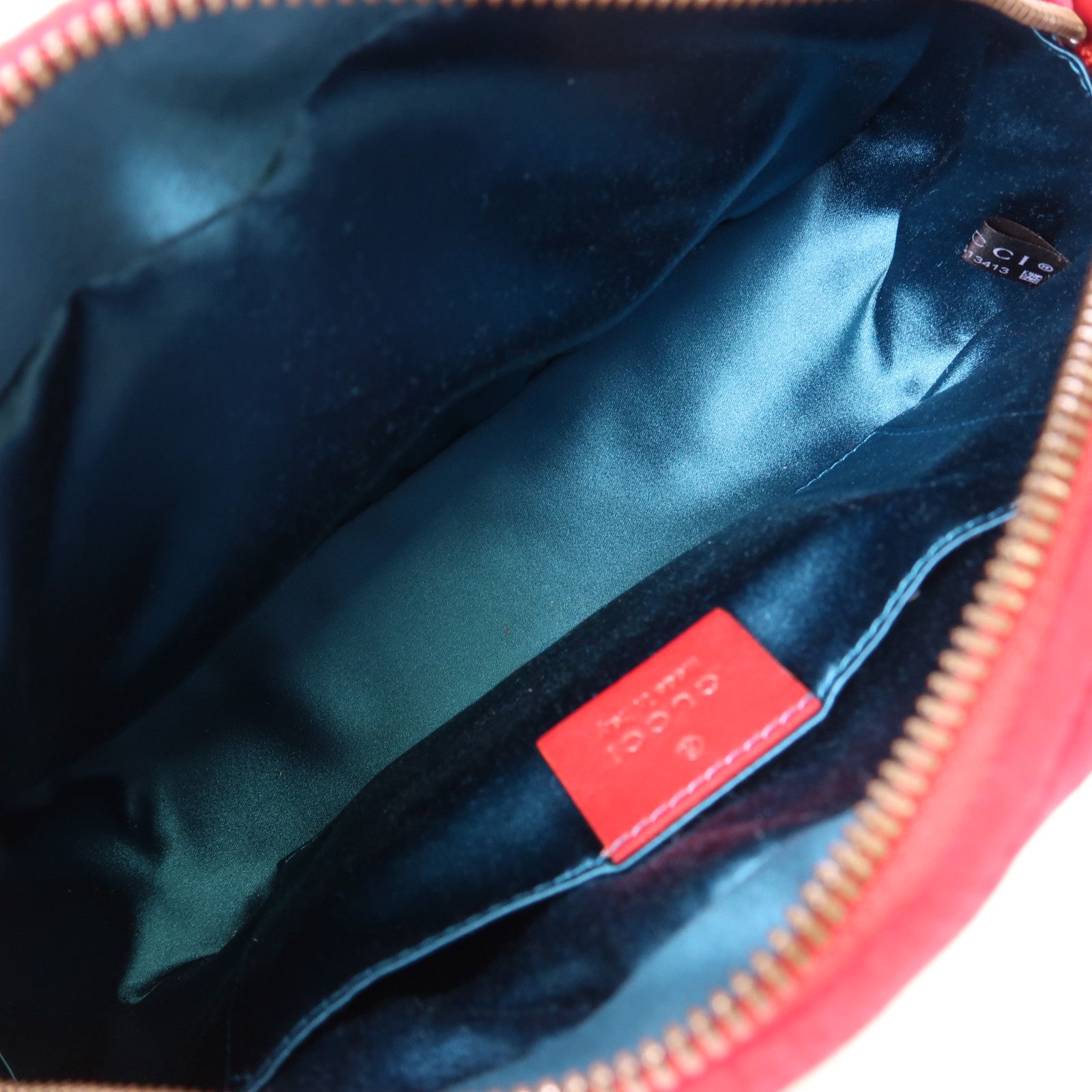 Gucci Velvet Matelasse Small GG Marmont Chain Shoulder Bag