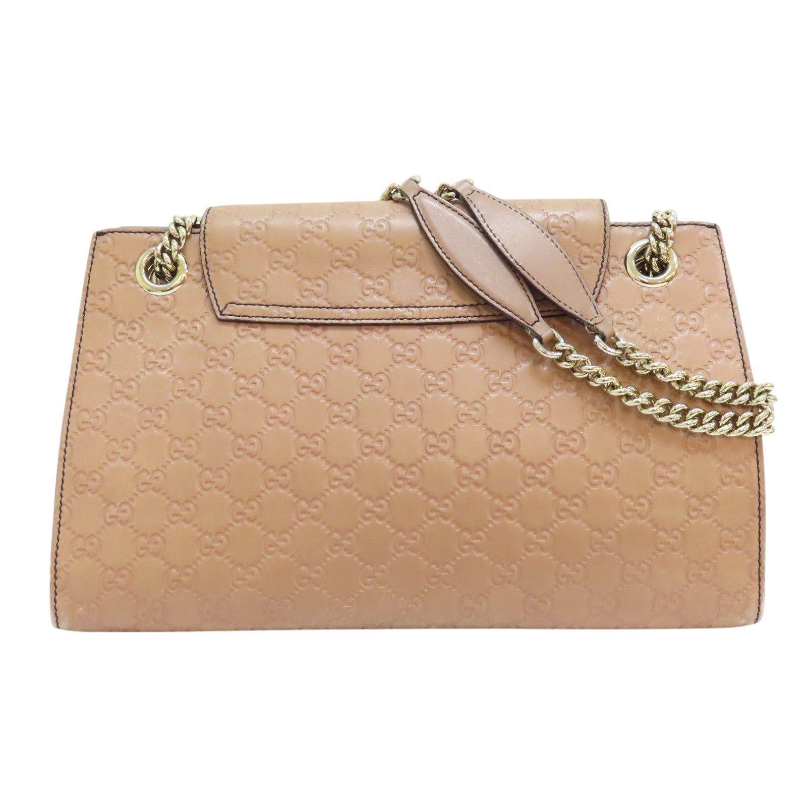 Gucci Guccissima Emily Shoulder Bag Calfskin Pink 295403