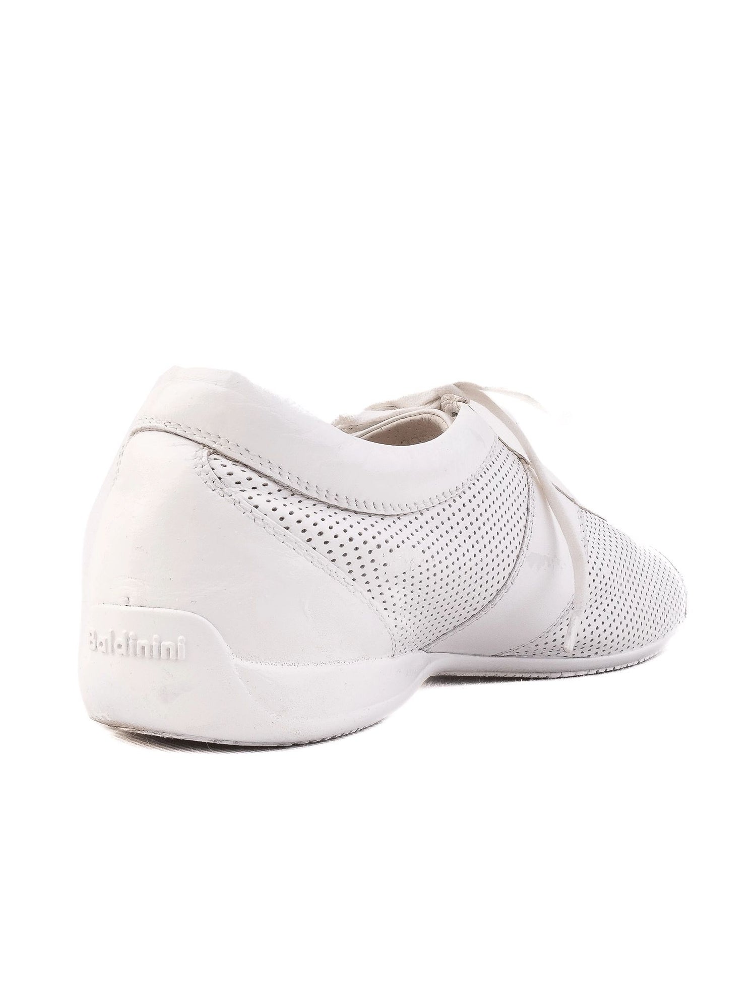 Excellent Baldinini White Textile Sneakers for Men