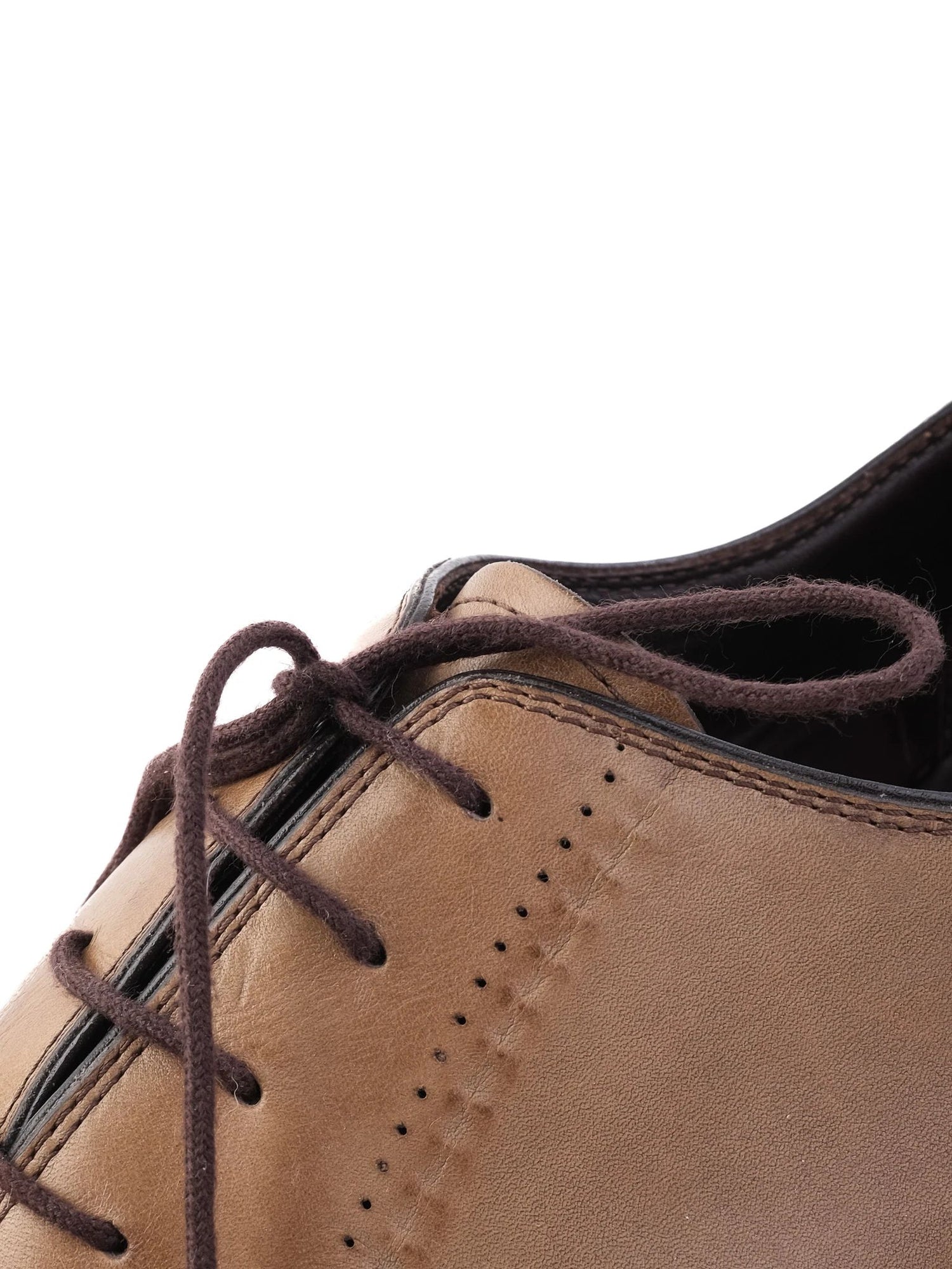 Good Bottega Veneta Green Leather Oxford Shoes Size 42