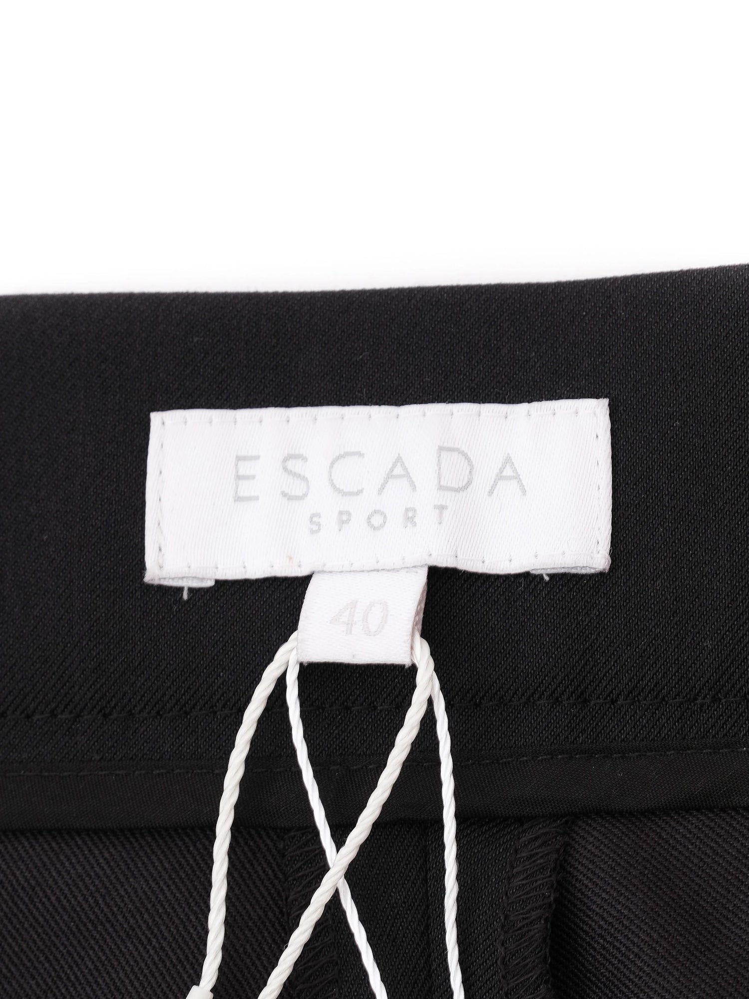 Excellent Escada Black Wool Pants Size L Women Germany