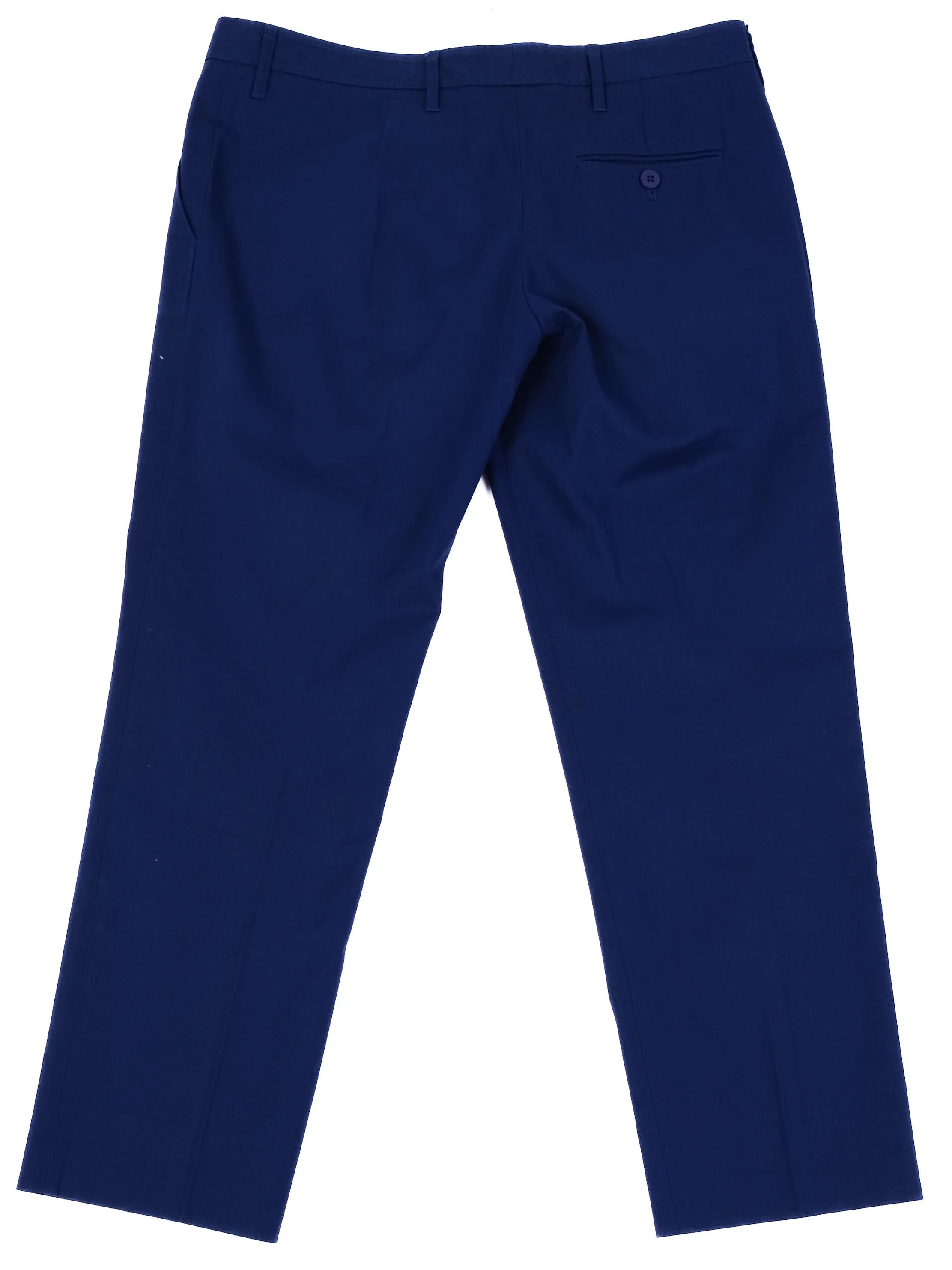 Excellent Miu Miu Blue Elastane Pants Size L