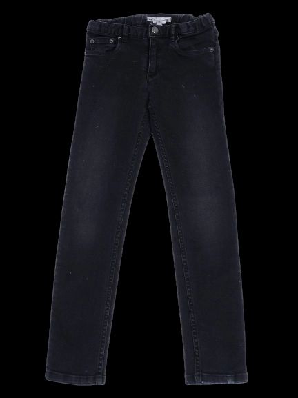 Excellent Bonpoint Black Cotton Jeans for Kids Size 7