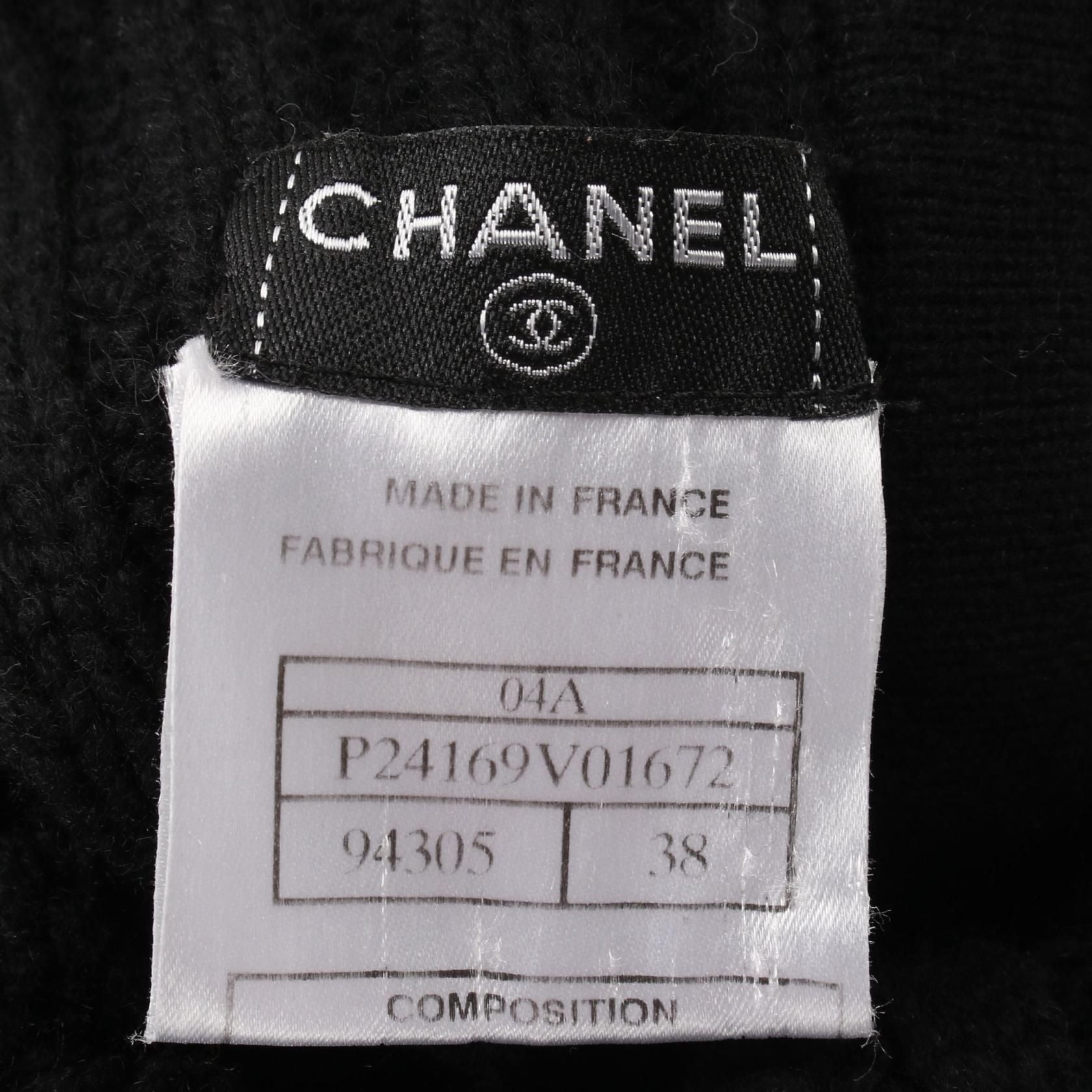 Chanel Sleeveless Dress P 24169v 01672 Cashmere Black 38