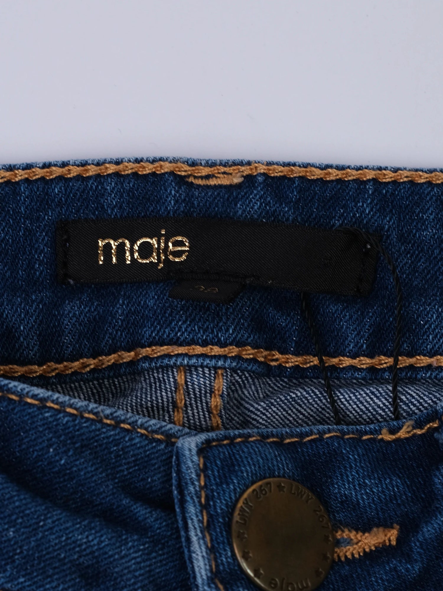 Excellent Maje Blue Jeans Women&