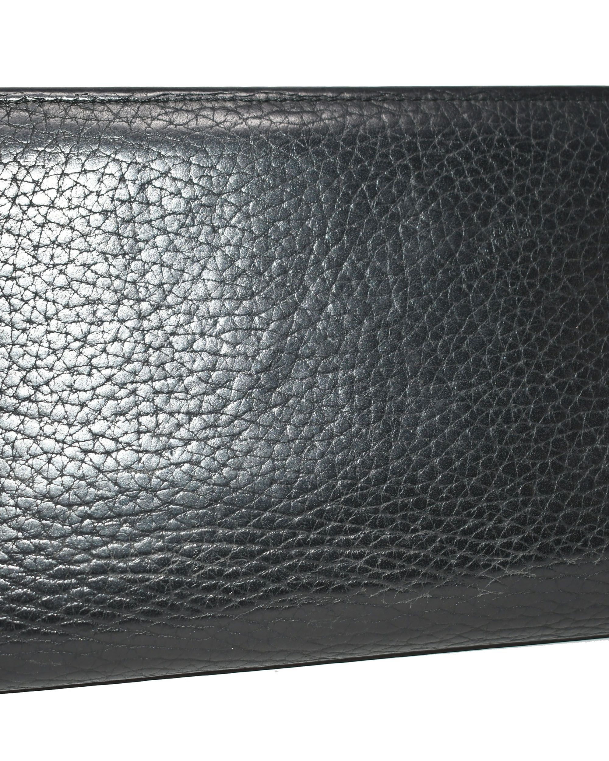 Louis Vuitton Brazza Wallet Black Taurillon