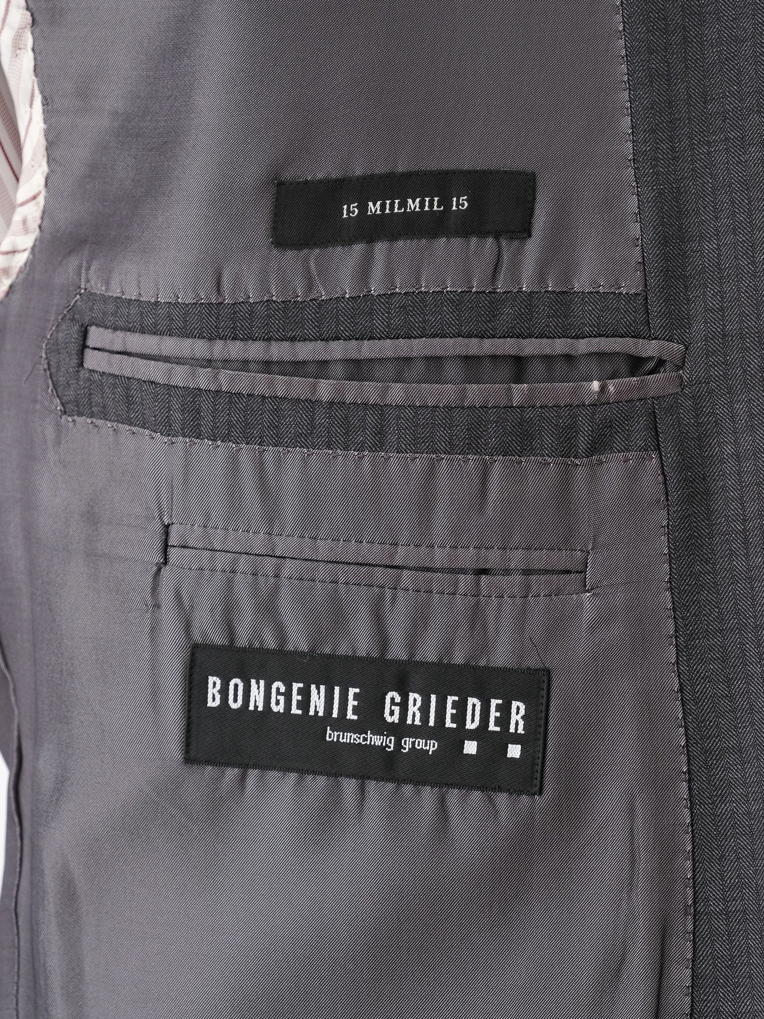Excellent Ermenegildo Zegna Gray Wool Suit Jacket Size XL