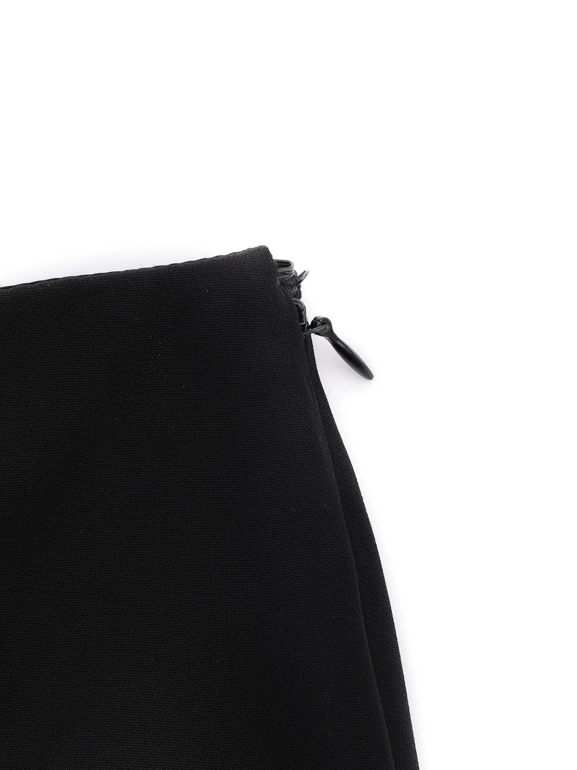 Excellent Prada Black Viscose Skirt Size M - Women&