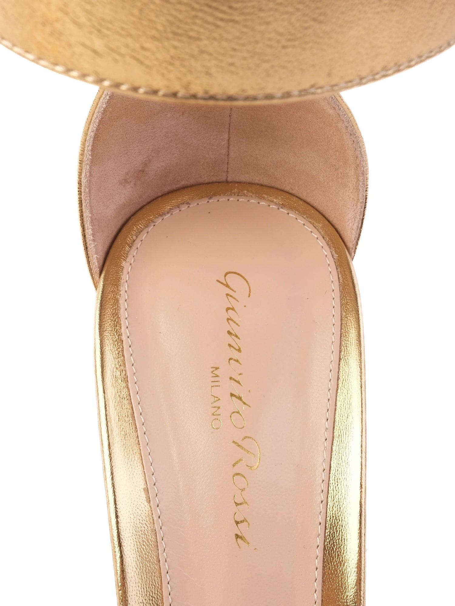 Excellent Gianvito Rossi Yellow Leather High-Heeled Sandals