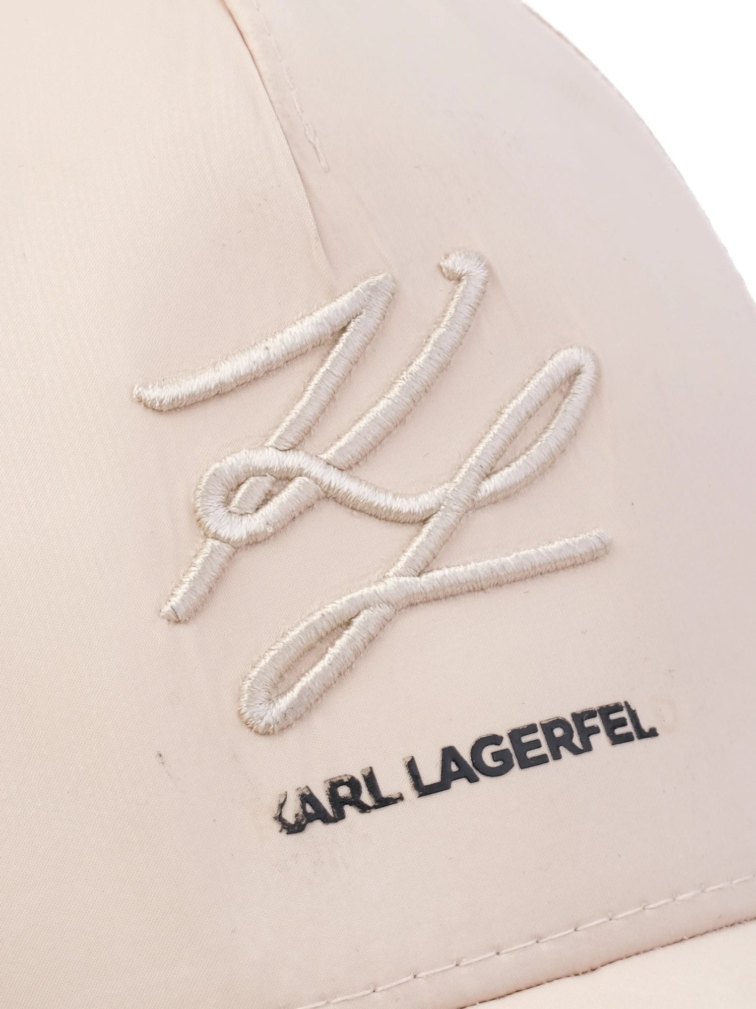 Good Karl Lagerfeld White Polyester Cap Size S