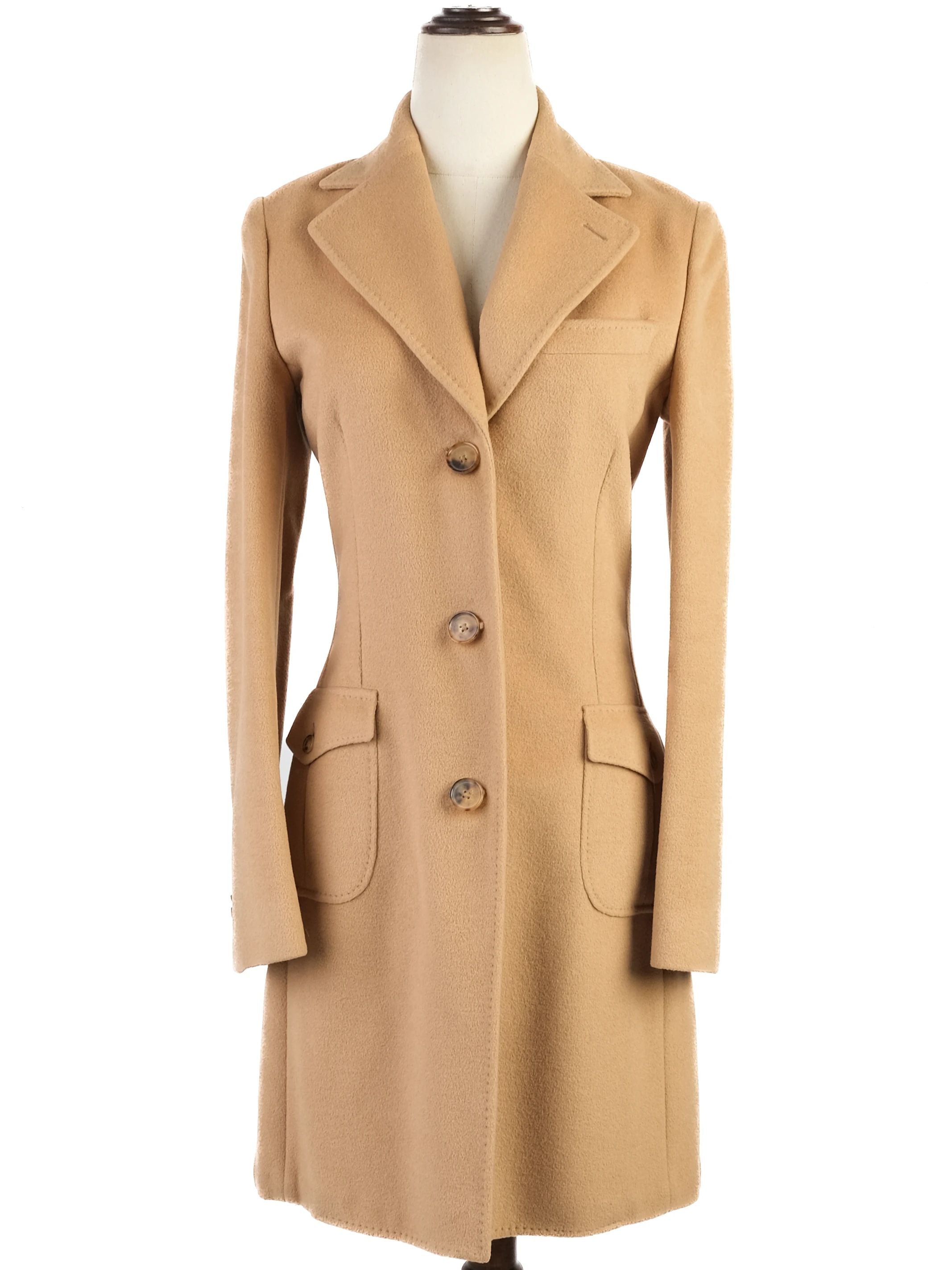 Excellent Patrick Hellman Orange Bemberg WomenÕs Coat Size M