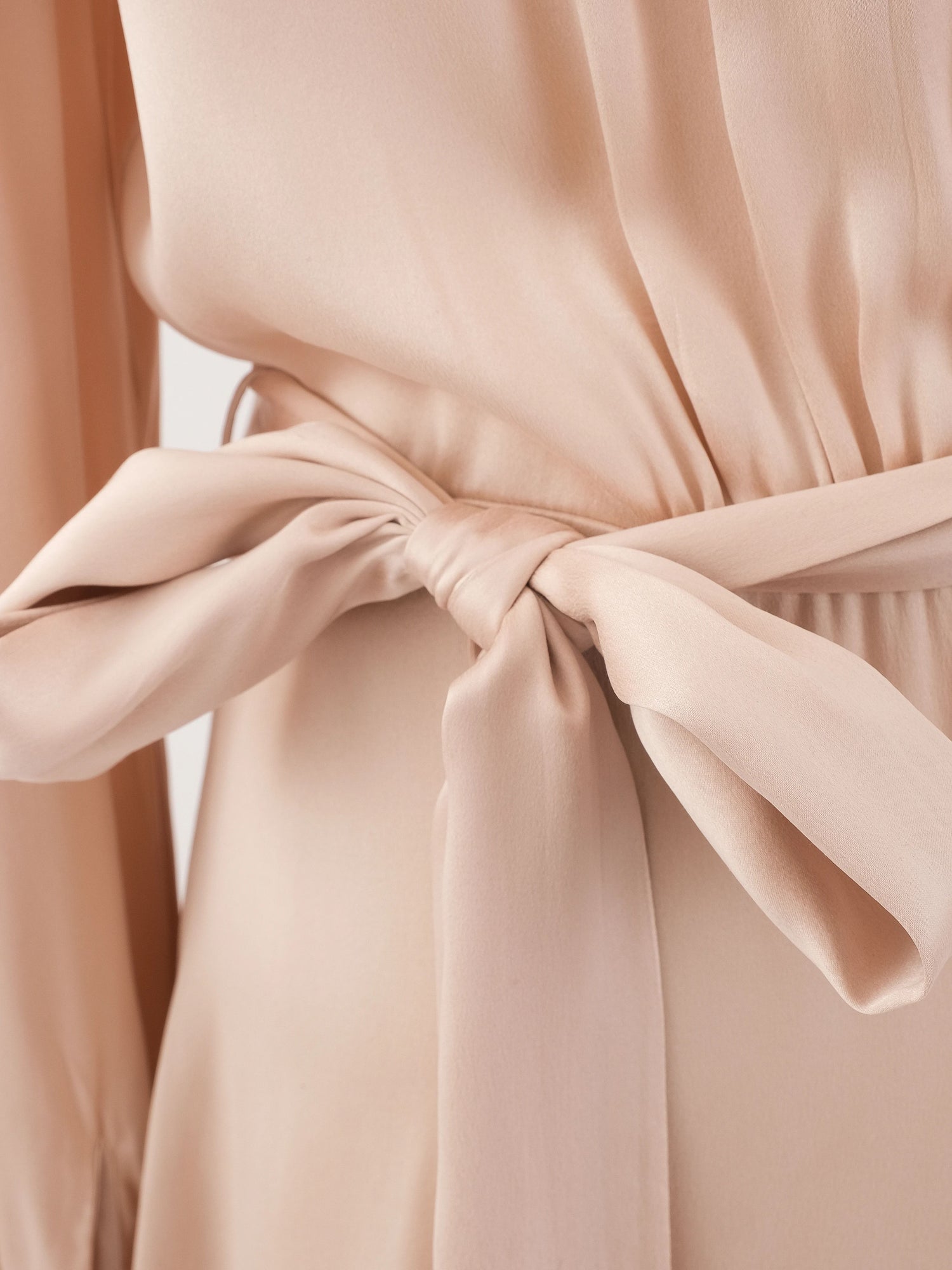 Excellent Zimmerman Pink Silk Wrap Dress with Ruffled Hem