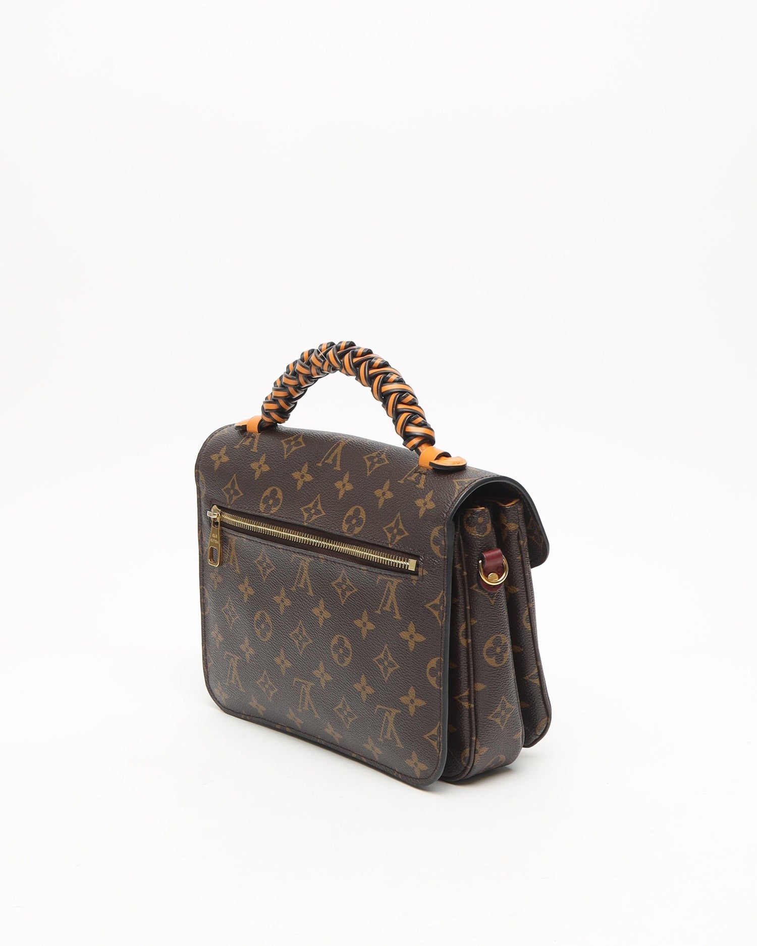 Louis Vuitton Braided Monogram Pochette Metis Bag