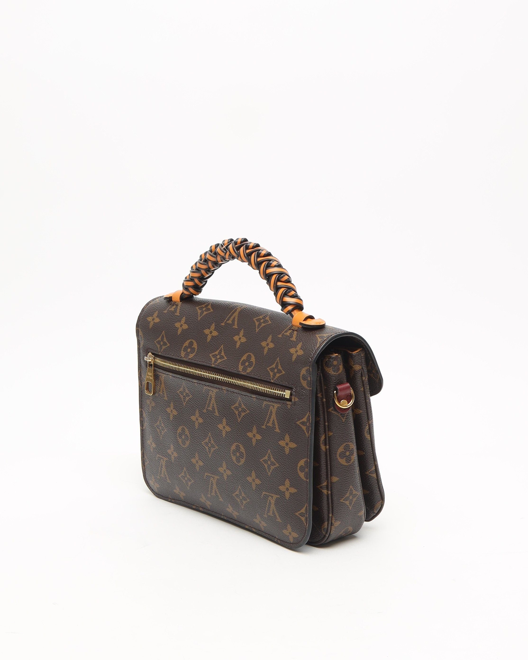 Louis Vuitton Braided Monogram Pochette Metis Bag