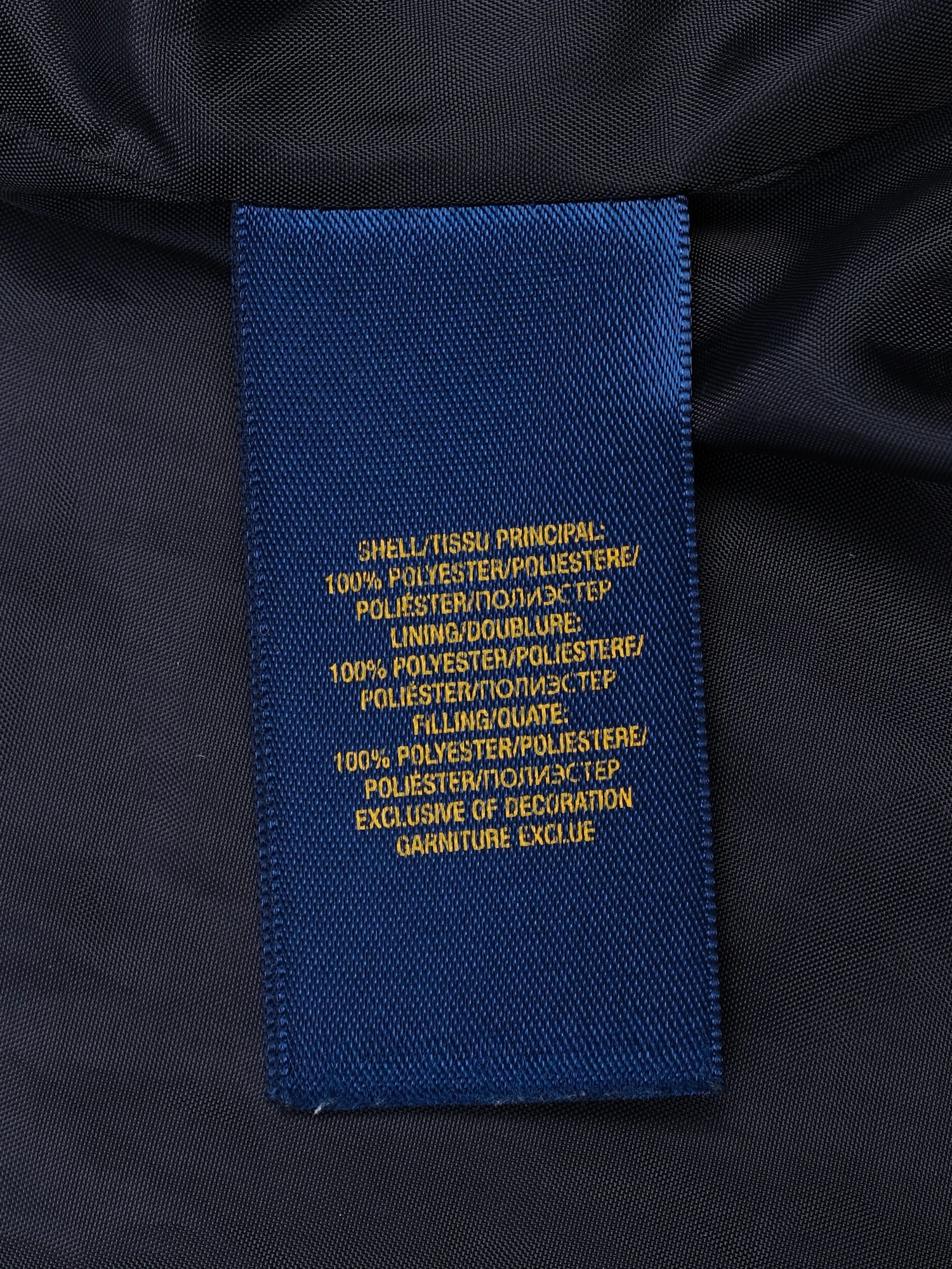 Excellent Polo Ralph Lauren Kids Gray Quilted Jacket Size 8