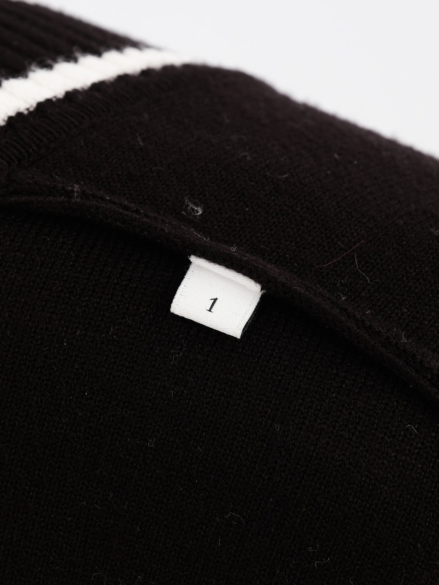 Excellent Sandro Black Cardigan with White Trim Size M