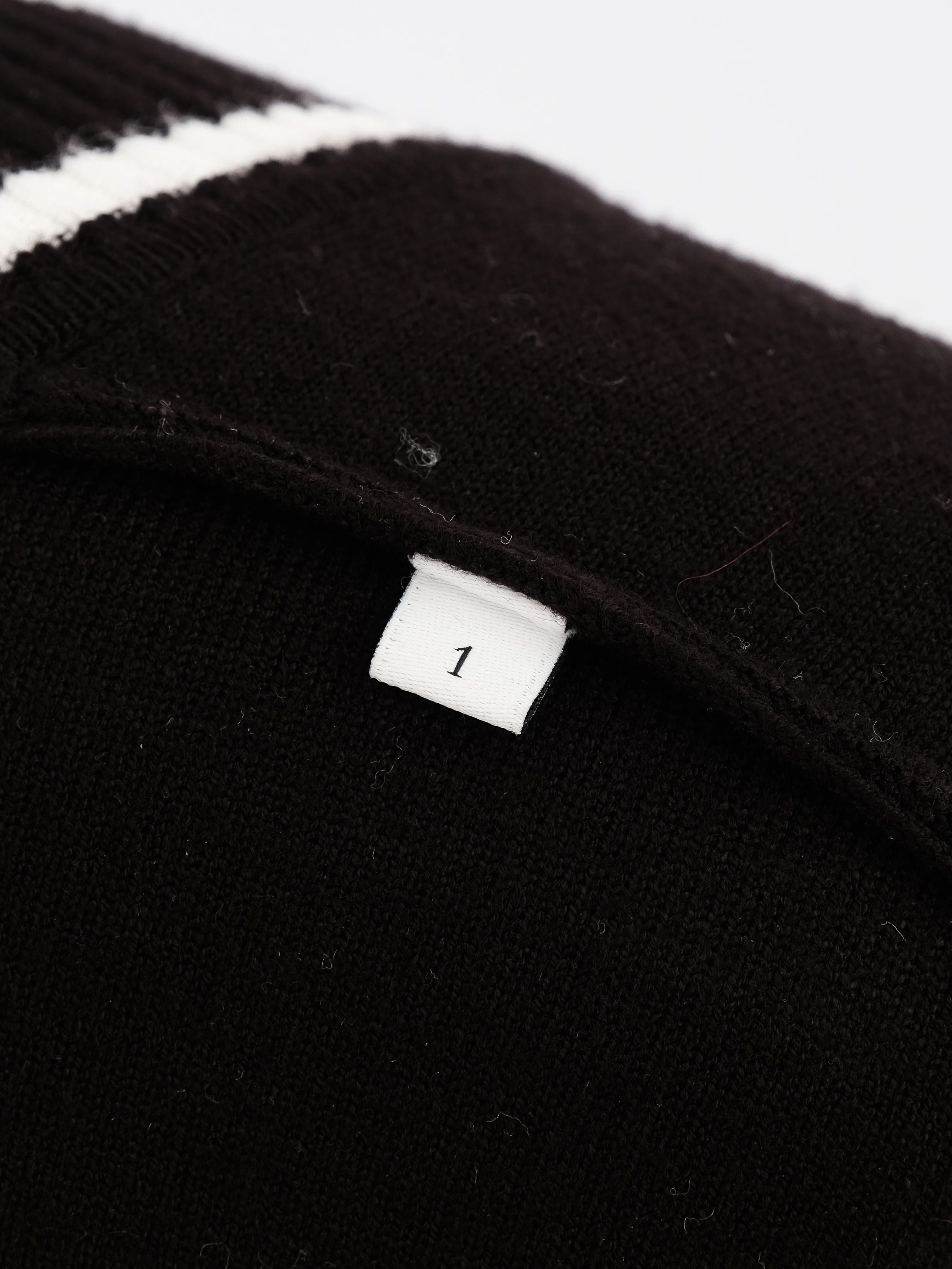 Excellent Sandro Black Cardigan with White Trim Size M