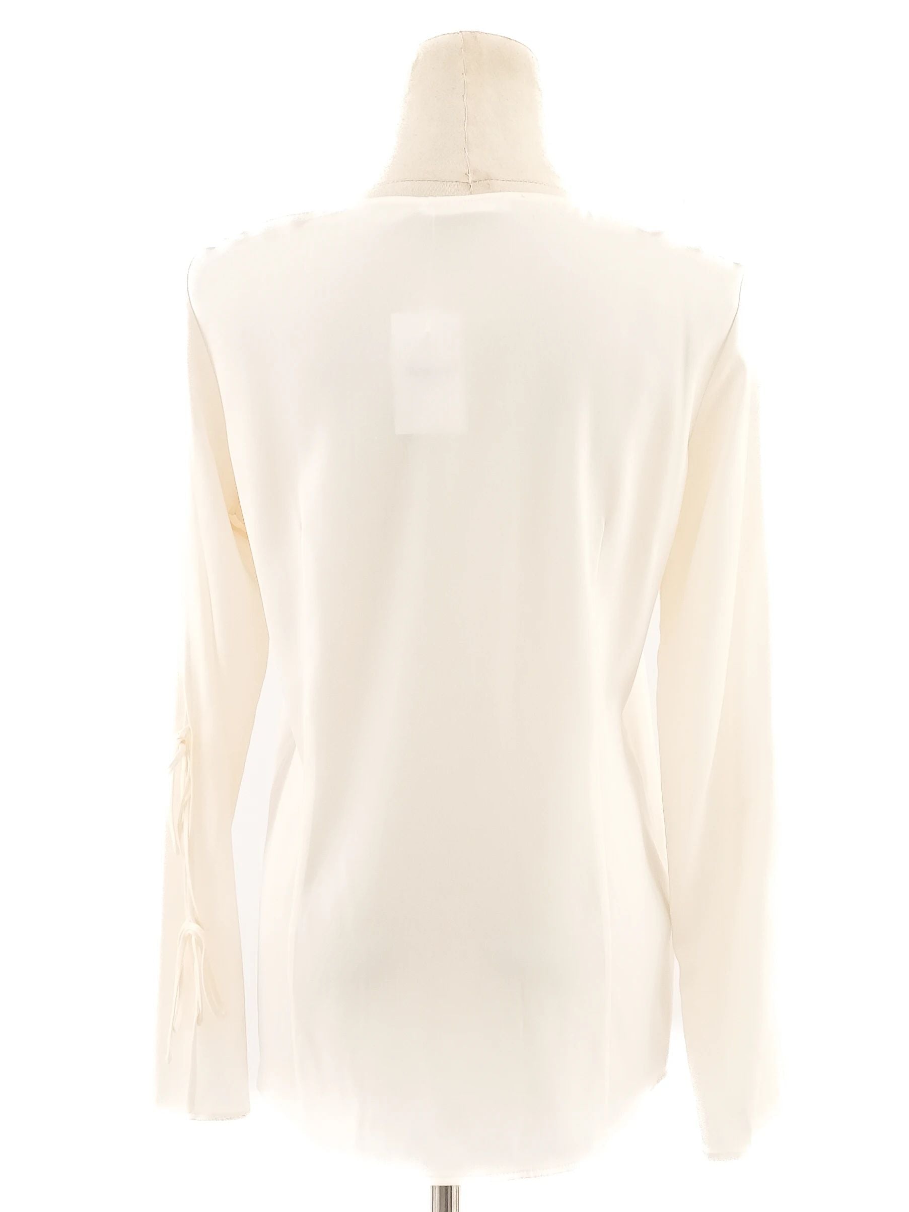 Excellent Hugo Boss Yellow Silk Blouse Long Sleeve XS