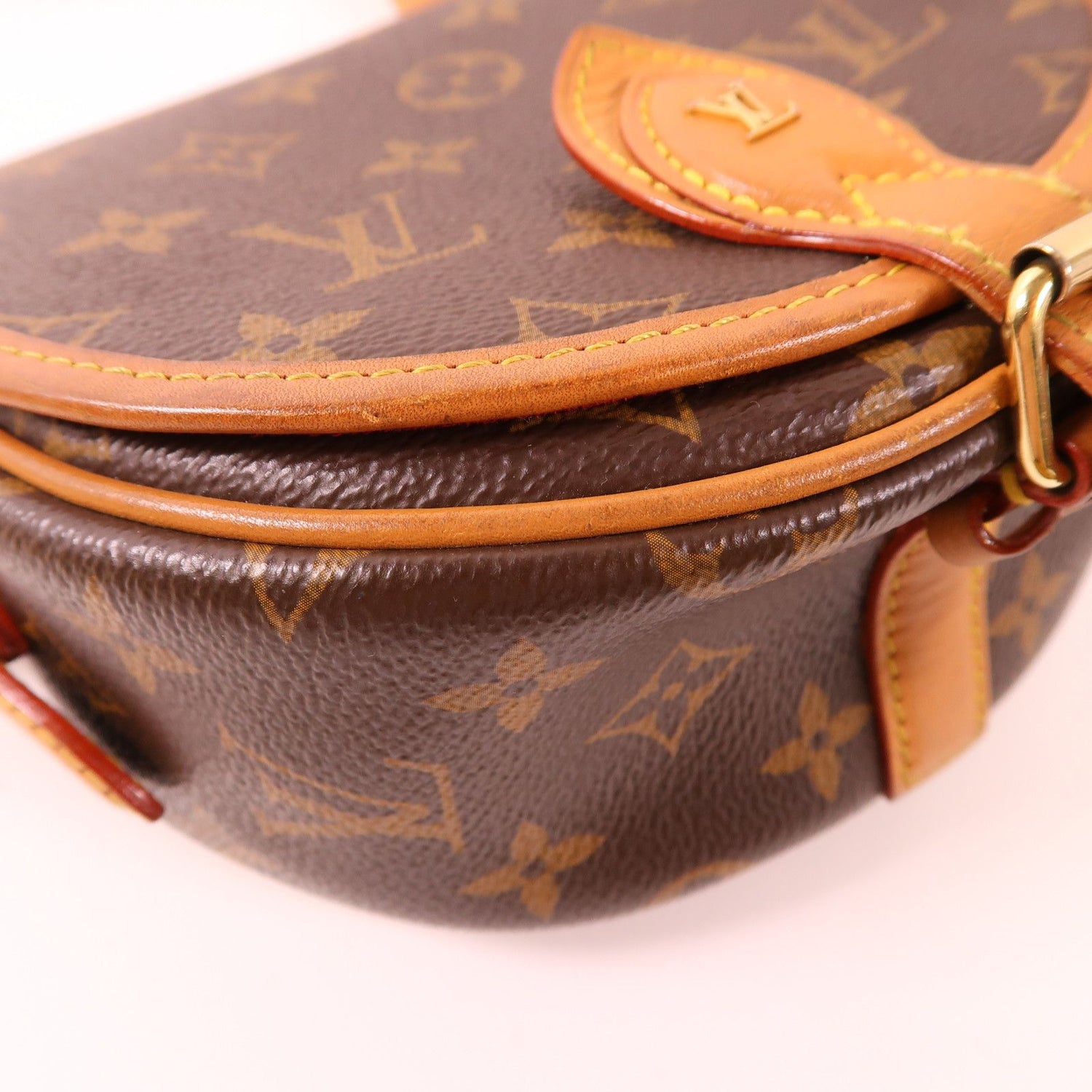 Louis Vuitton Monogram Tambourin Shoulder Bag Brown Shoulder Bag M 44860