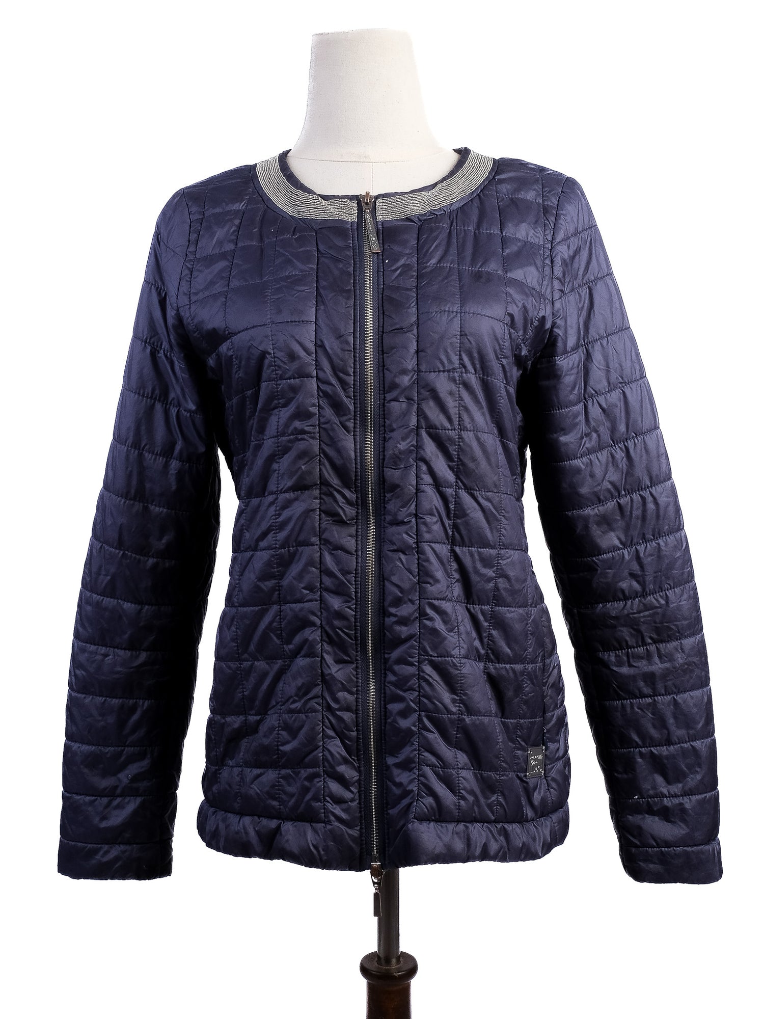 Excellent Liu Jo Navy Blue Quilted Jacket Size M