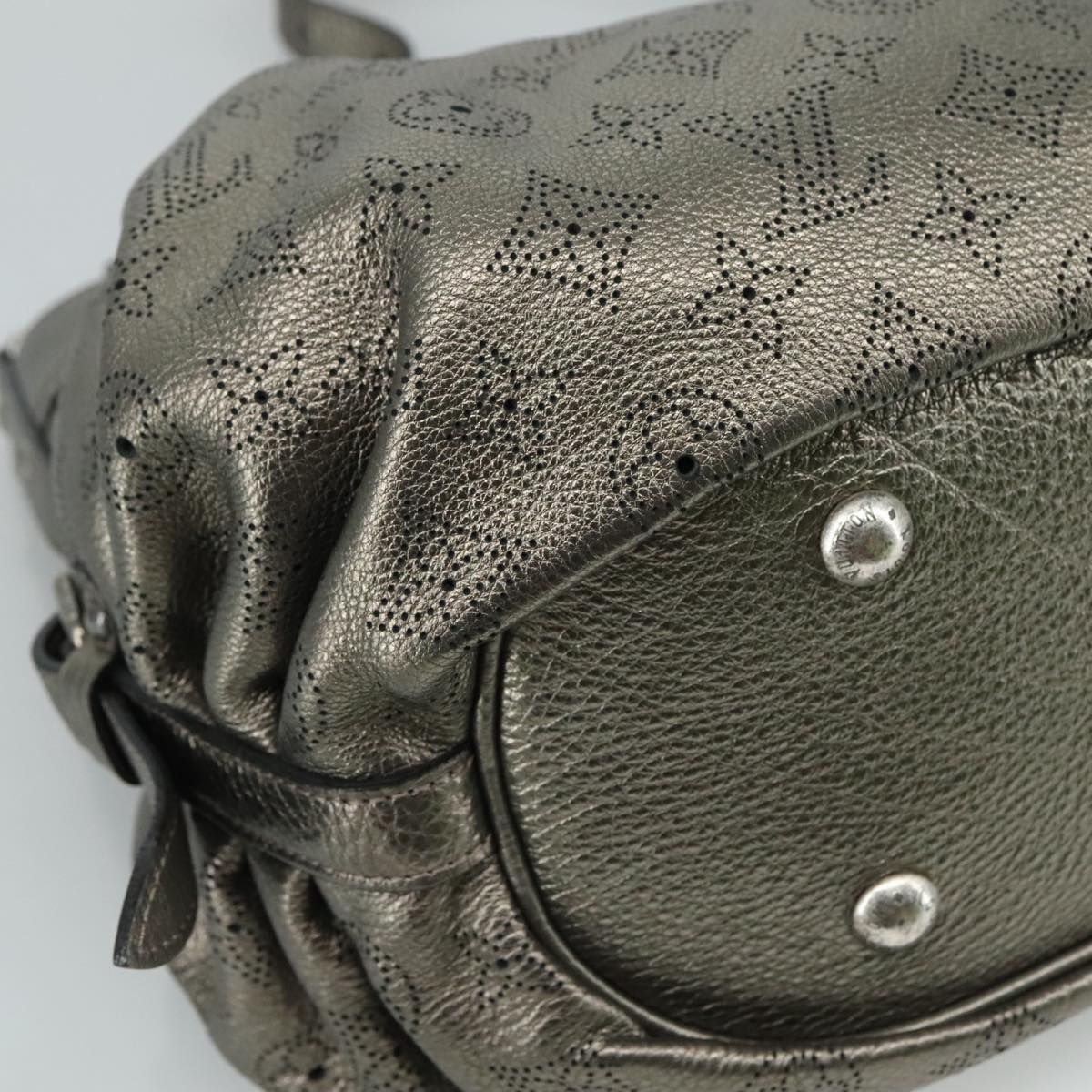 Louis Vuitton Monogram Mahina Xs Shoulder Bag Bronze M 95717 Lv Auth
