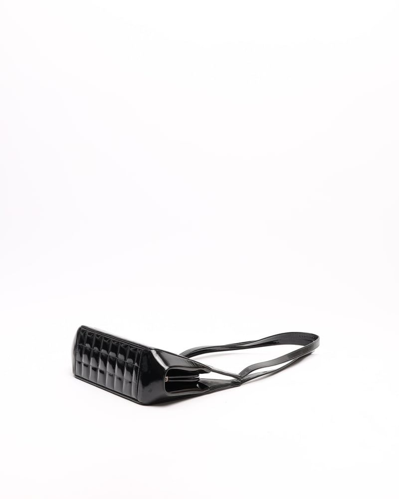 Chanel CC Patent Chocolate Bar Bag