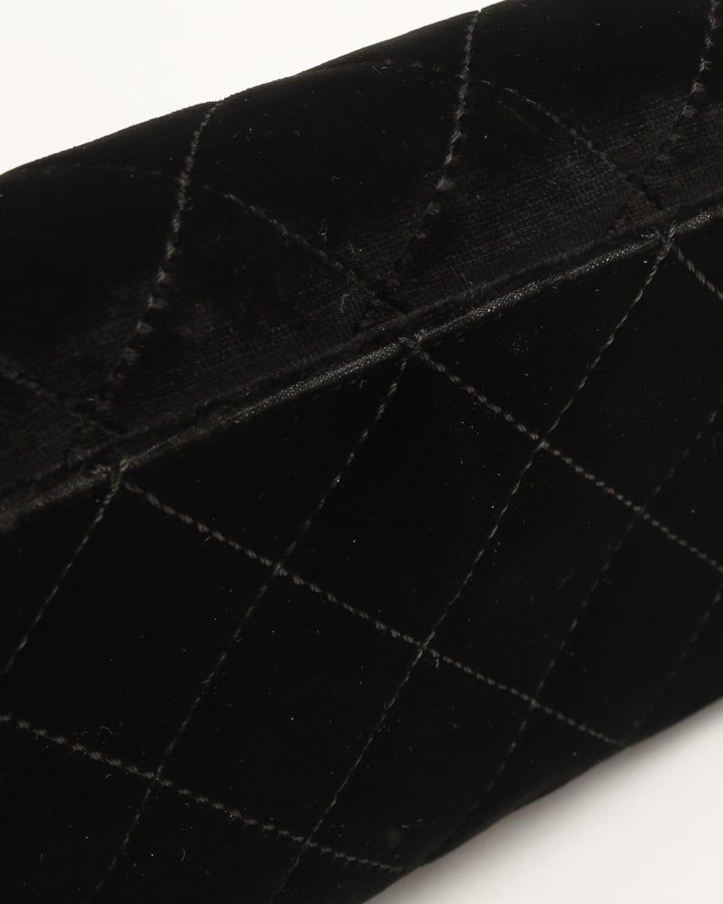 Chanel CC Velour Chain Bag