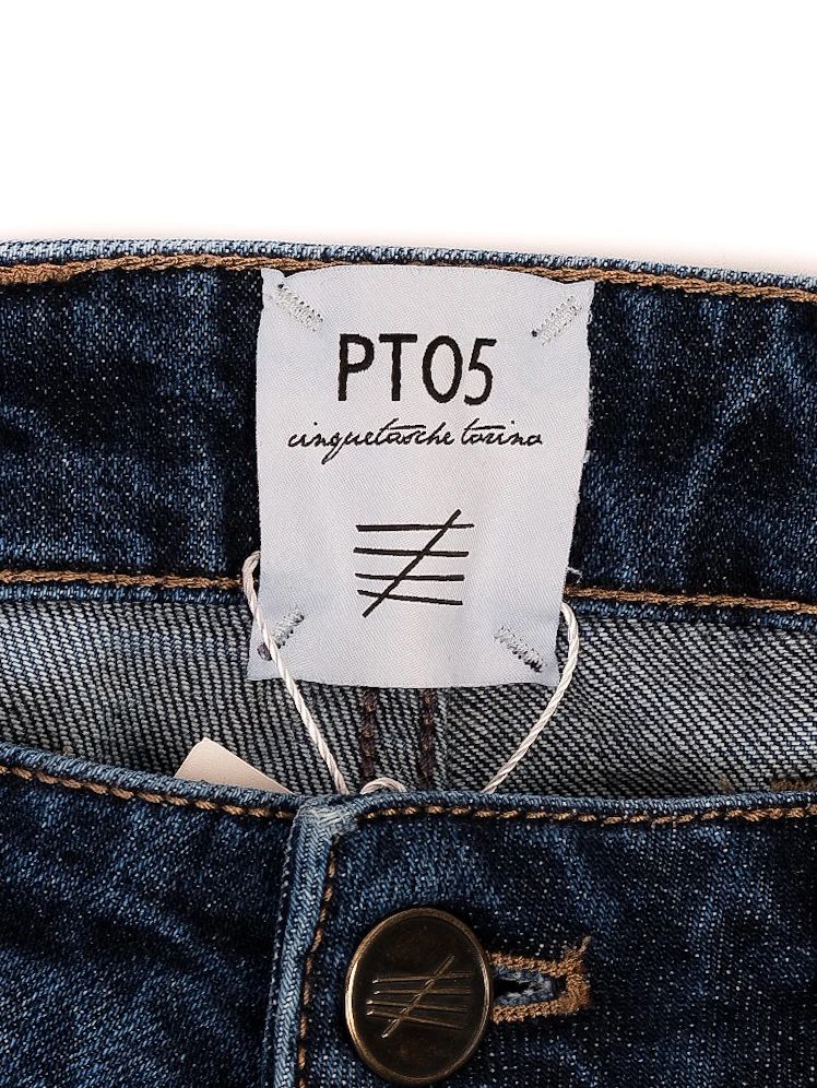 Excellent PT05 Dark Blue Cotton Jeans Size L for Men