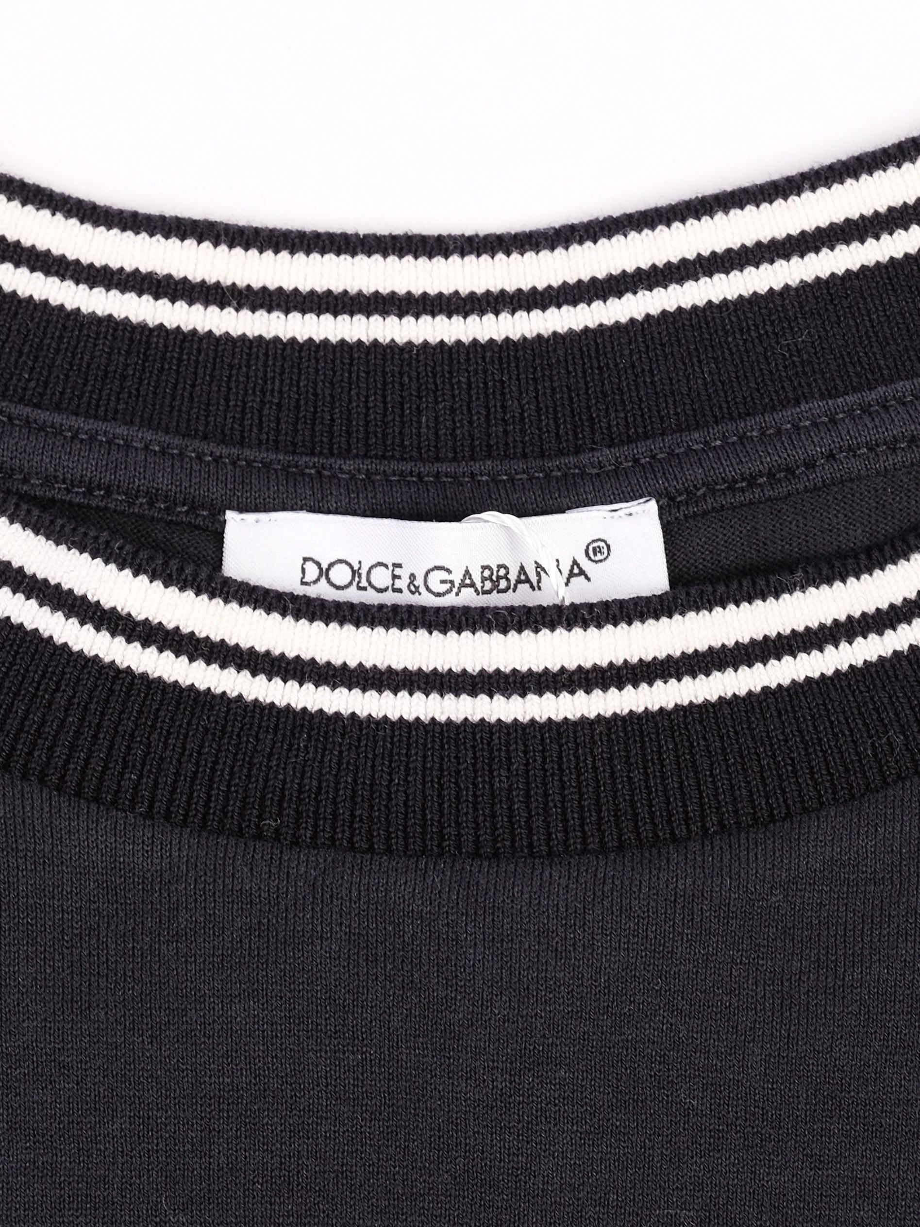 Excellent Dolce Gabbana Kids Blue T-Shirt Size 10 Cotton