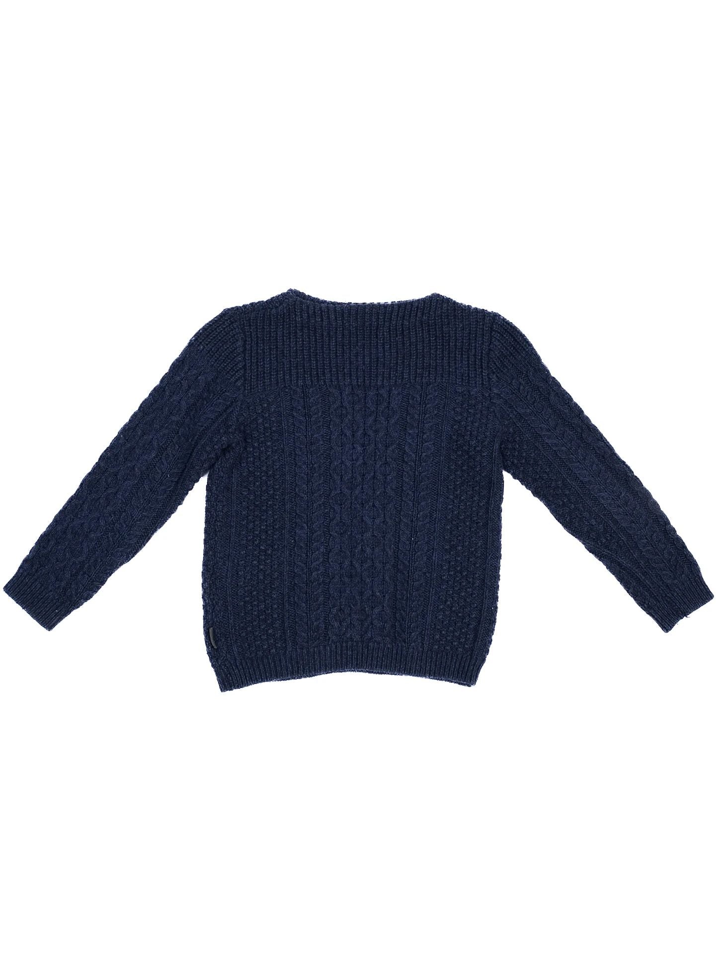 Excellent Burberry Children Blue Wool Sweater Size 8