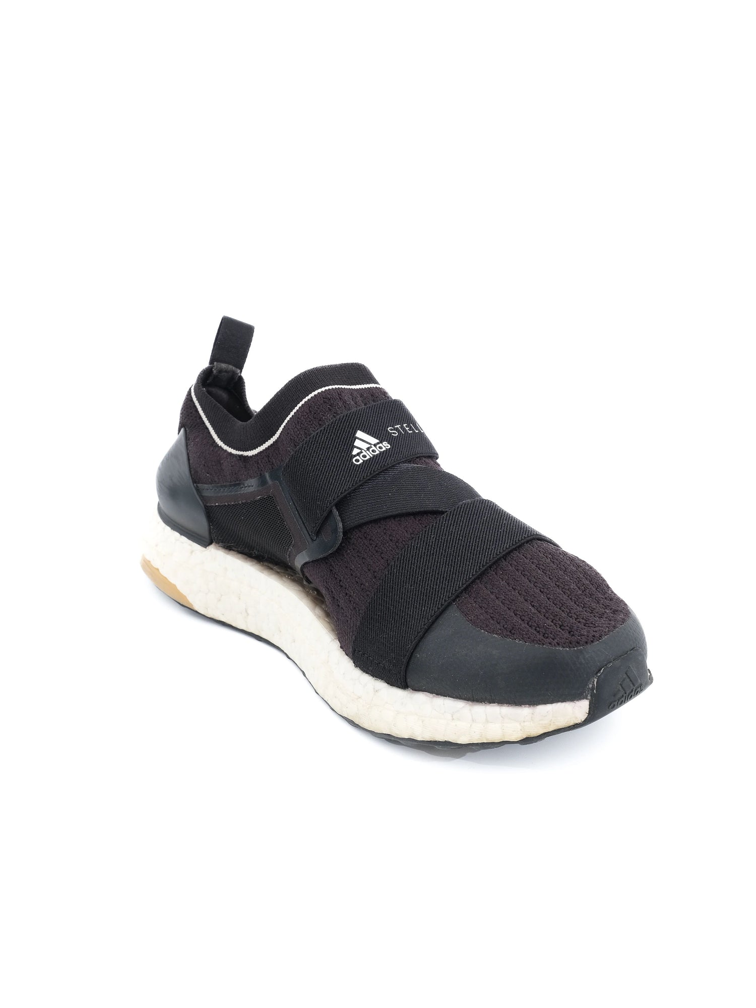 Stella McCartney Black Textile Sneakers Size 37.5 Excellent Condition