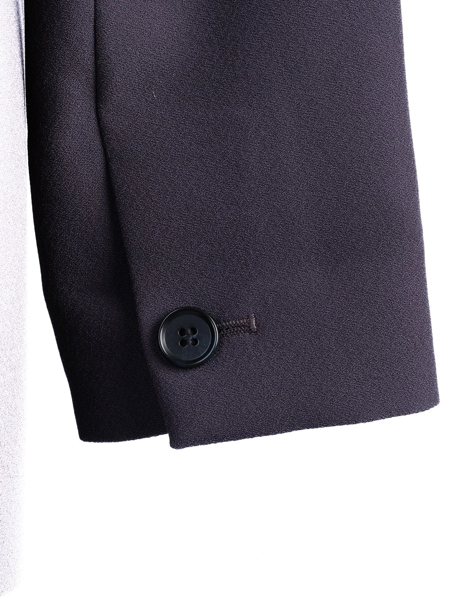 Excellent Reiss Gray Polyester Blazer Double-Breasted Size XXS