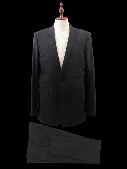 Perfect Saint Laurent Black Wool Blazer Size XL for Men