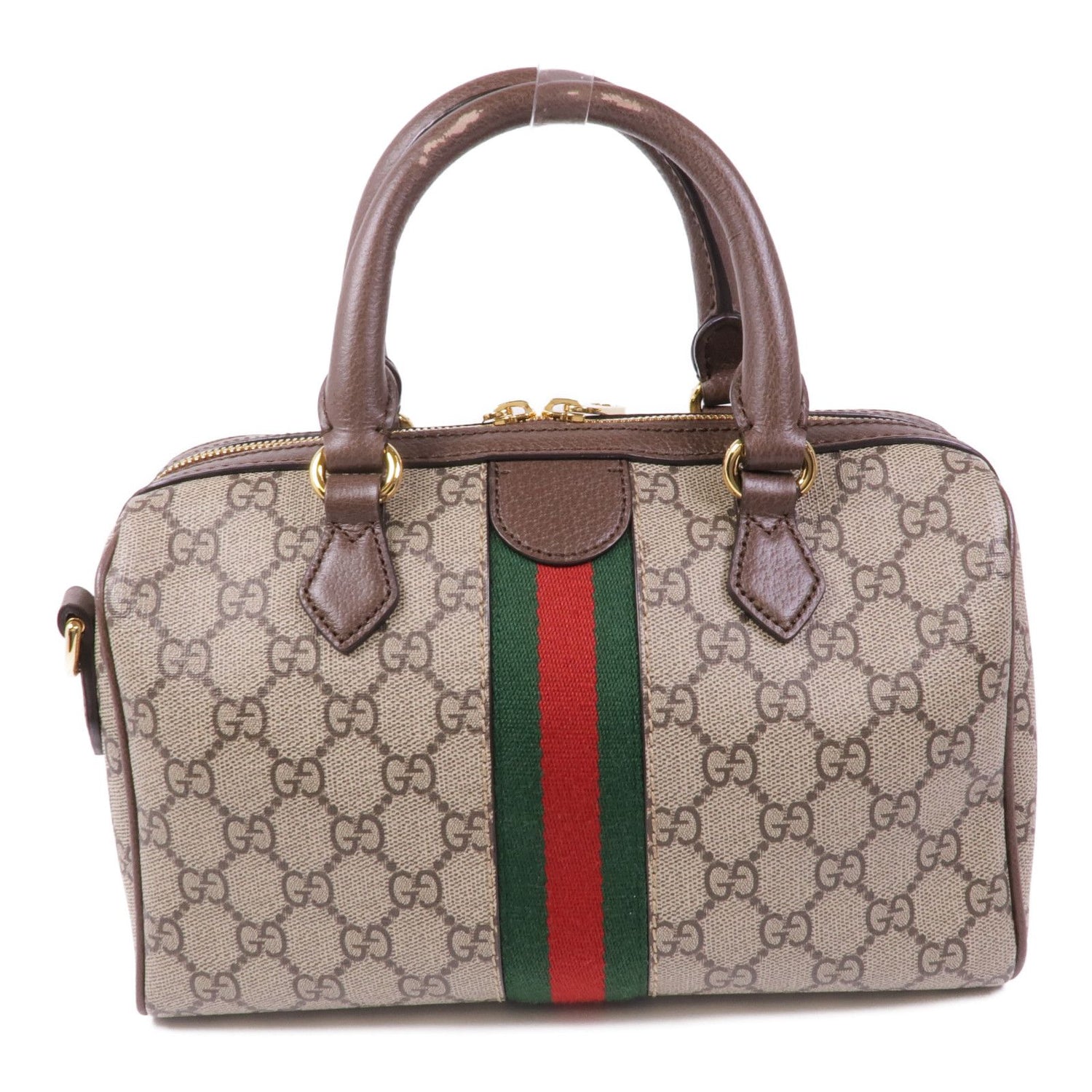 Gucci Painted Canvas Ophidia Gg Hand-turned Shoulder And Back Bag 2way Shoulder Bag Brown Pvc Coated Canvas 772061