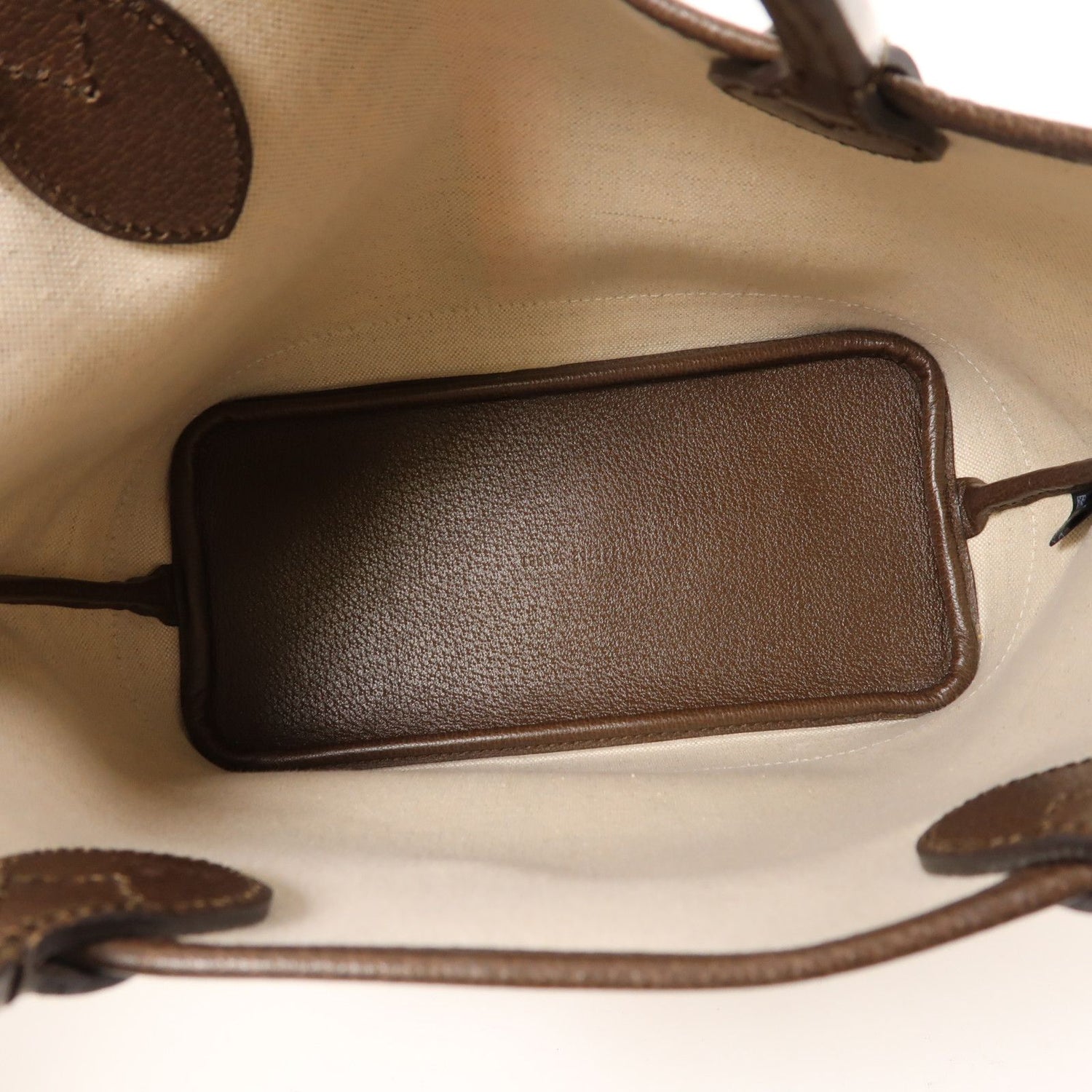 Gucci Coated Canvas Tote Bag Shoulder Bag Brown Pvc Coated Canvas 726762