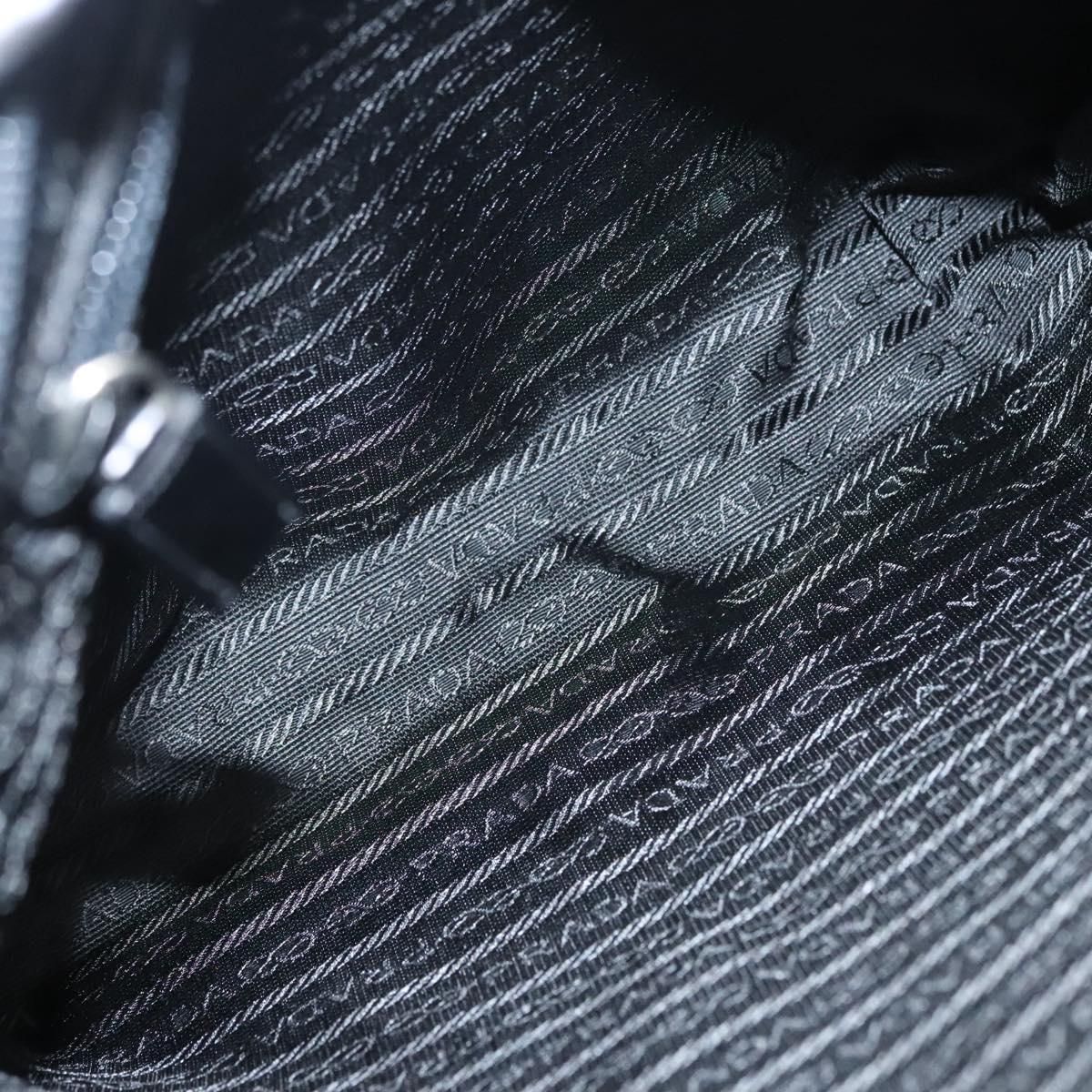 Prada Shoulder Bag Nylon Black Auth