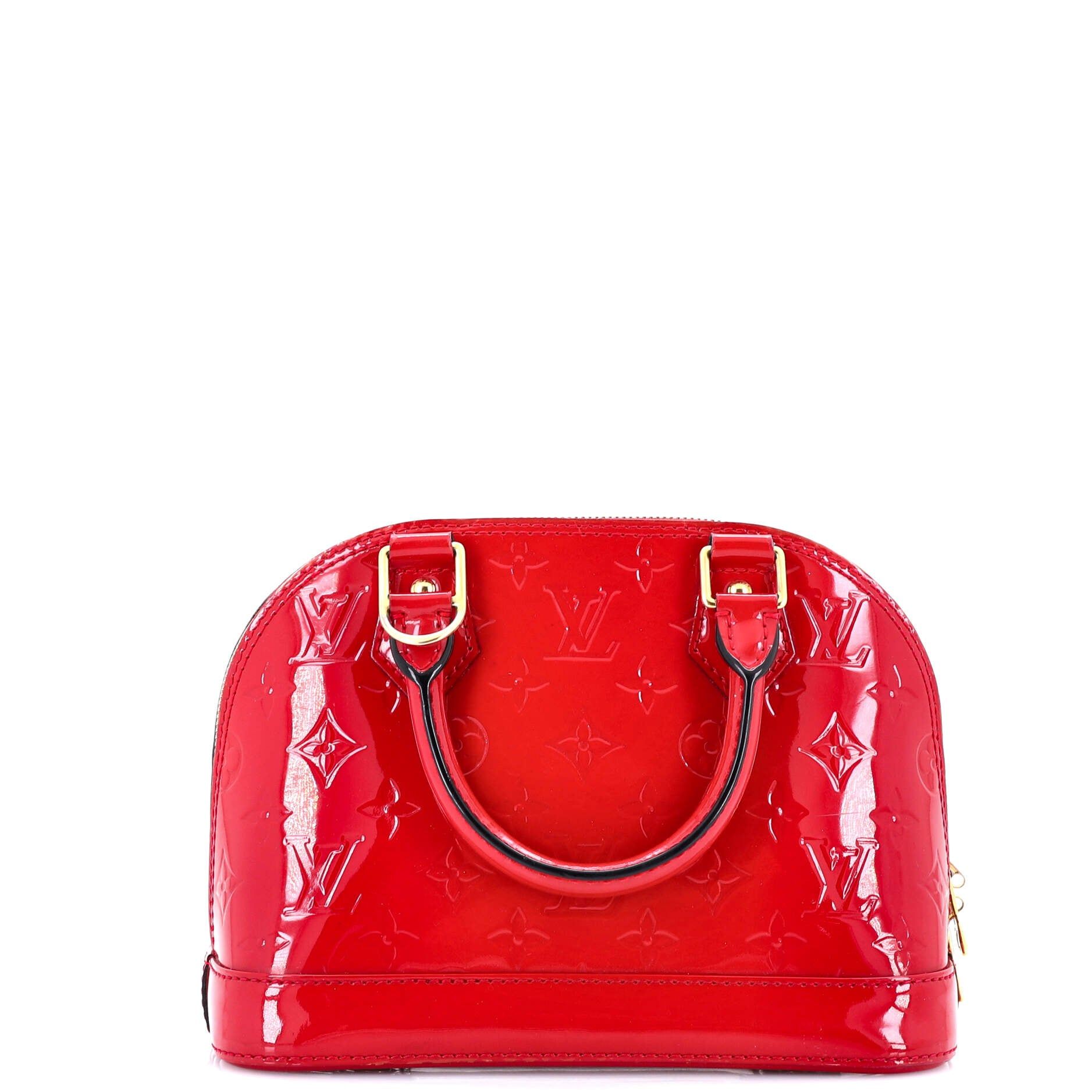 Louis Vuitton Alma Handbag Monogram Vernis Bb