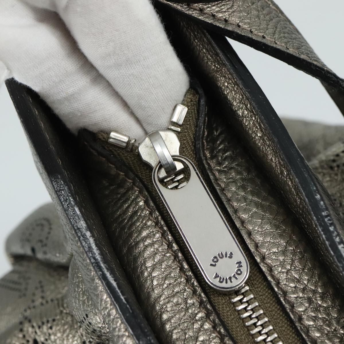 Louis Vuitton Monogram Mahina Xs Shoulder Bag Bronze M 95717 Lv Auth