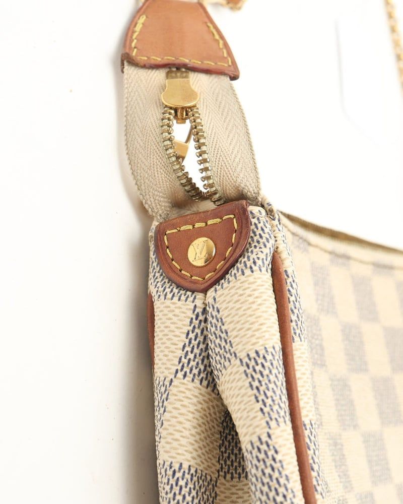 Louis Vuitton Damier Azur Eva Pochette Bag