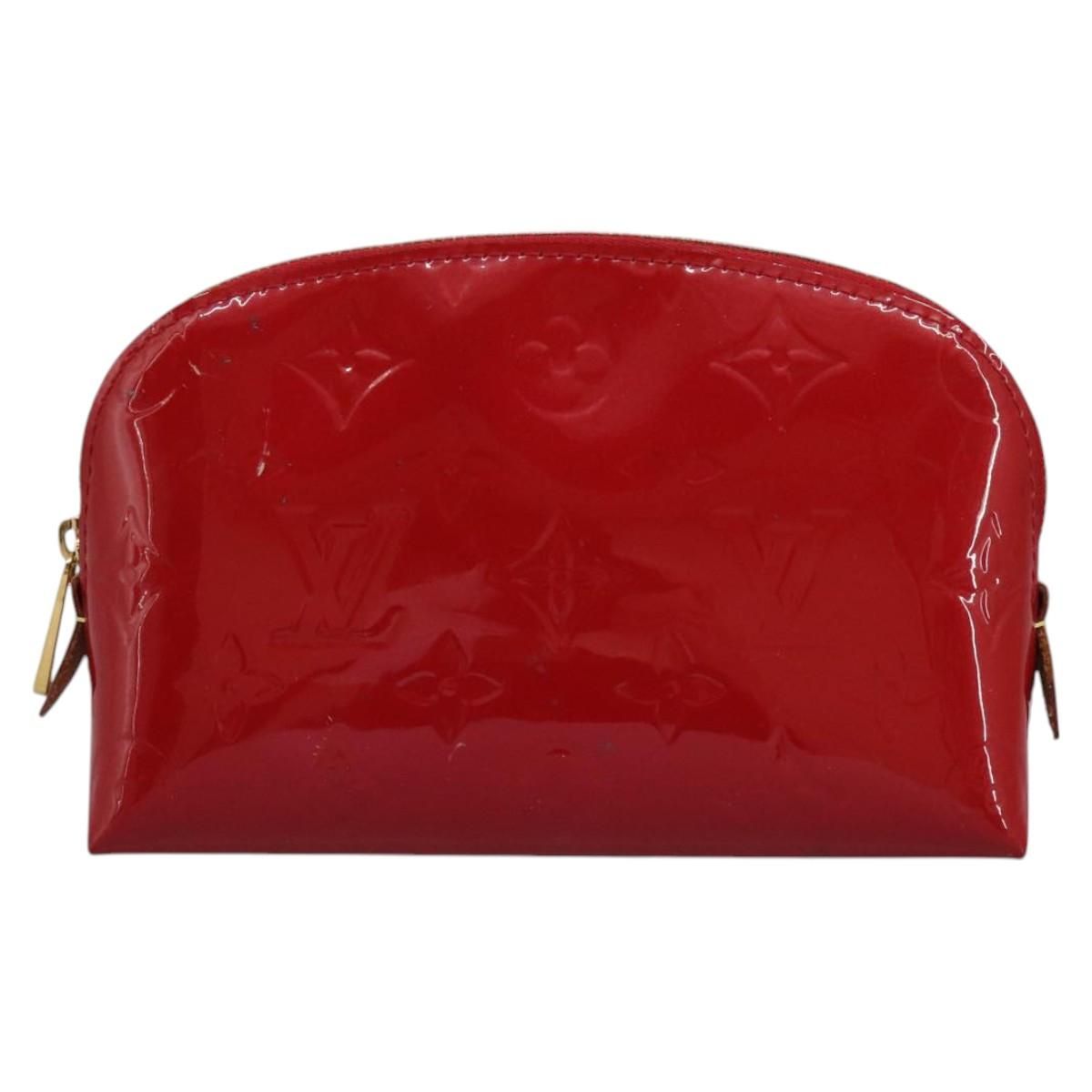 Louis Vuitton Vernis Pochette Cosmetic Pouch Slys M 90172 Lv Auth