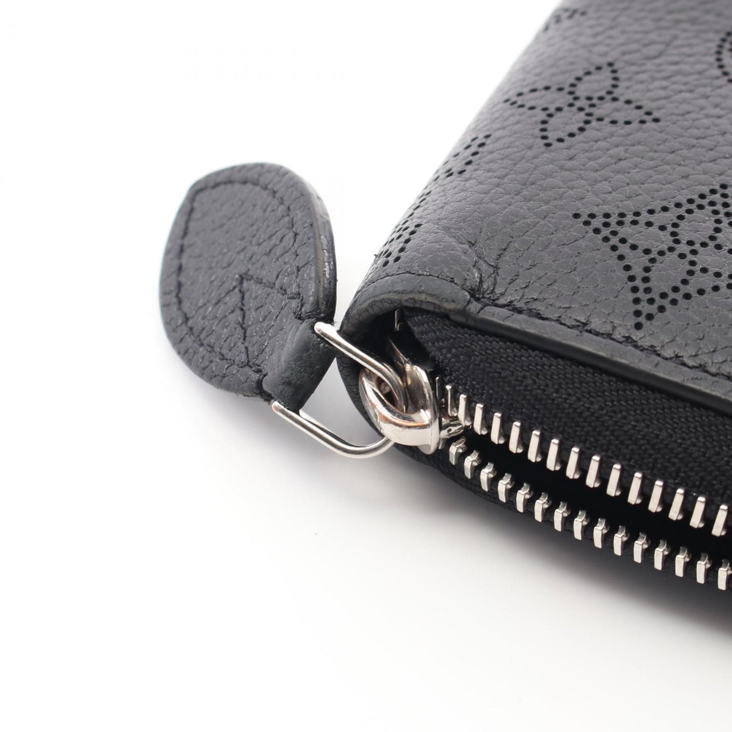 Louis Vuitton Zippy Wallet Black Around Long Wallet M 61867