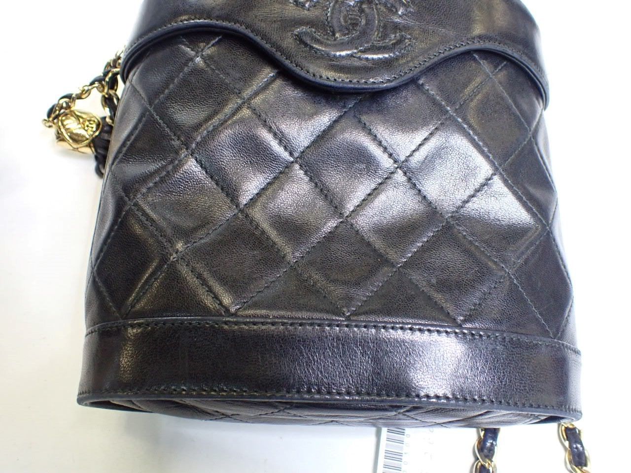 Chanel Tassle Vanity Case, Quilted Lambskin Leather