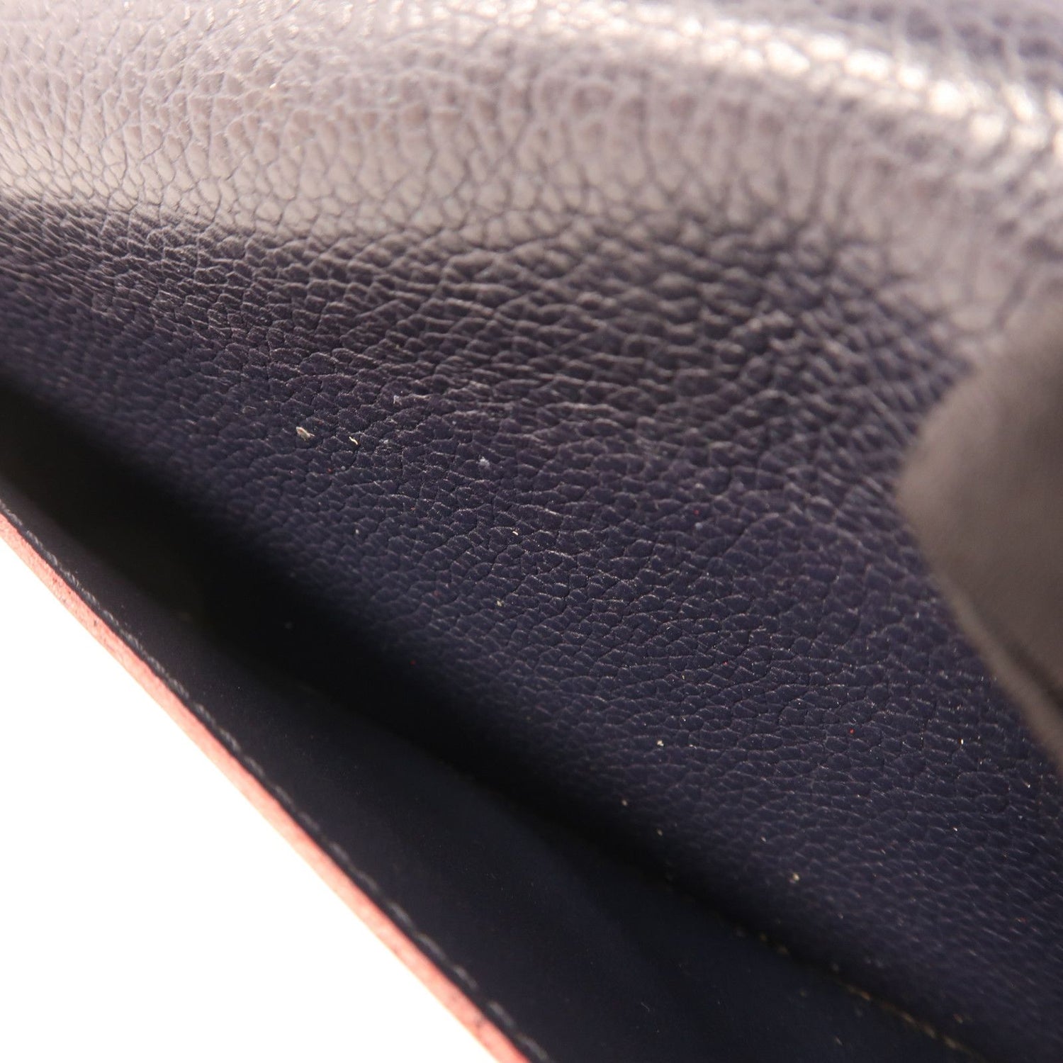 Louis Vuitton Empreinte Sarah Long Wallet Navy Blue Bifoldpurse M 61182