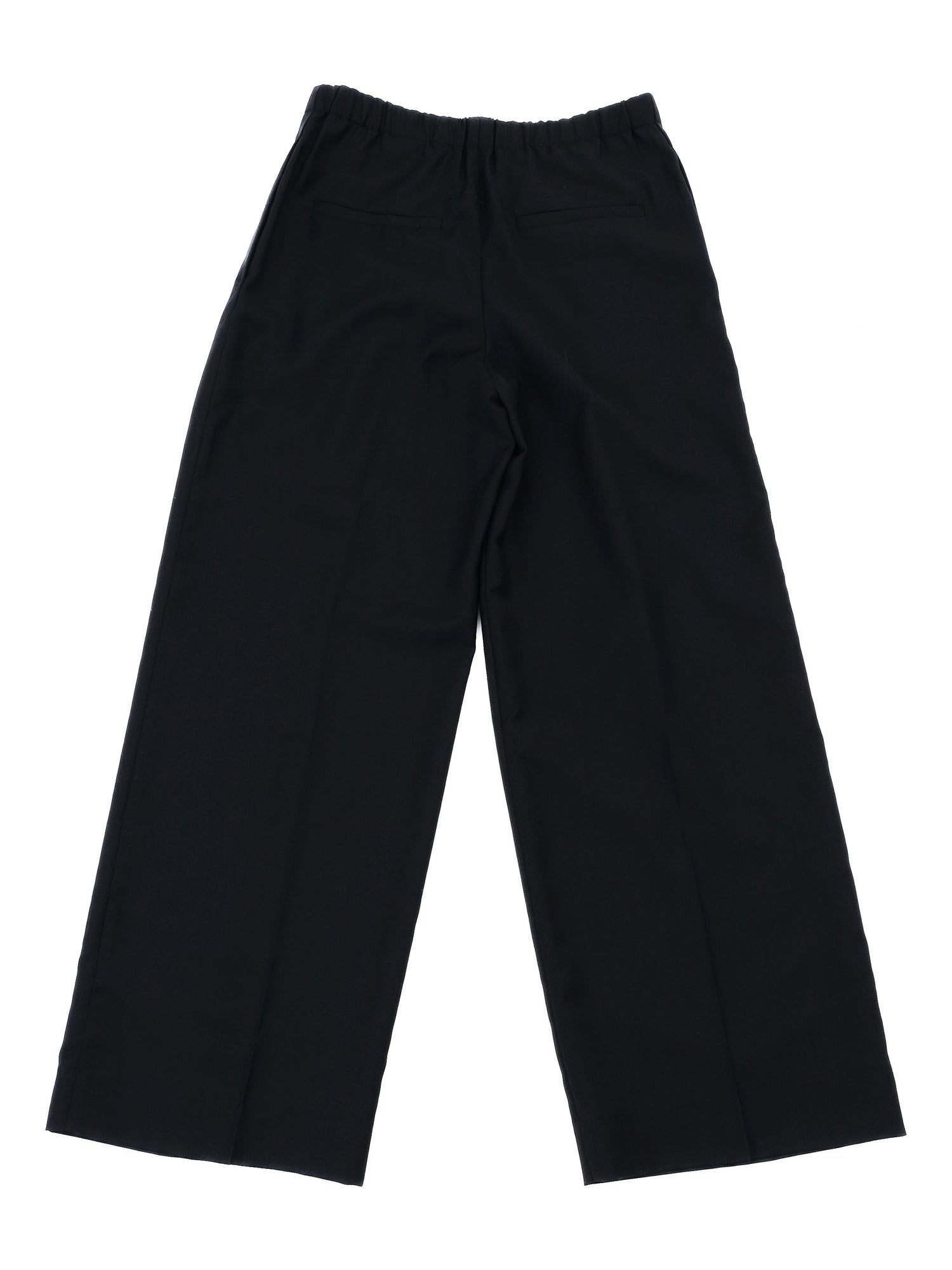 NEW COS Black Wool Wide-Leg Pants Size M