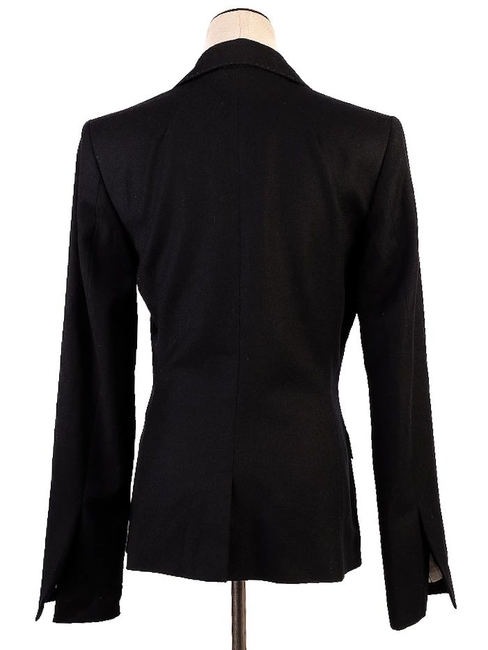 Excellent J.Lindeberg Black Wool Blazer Women Size S