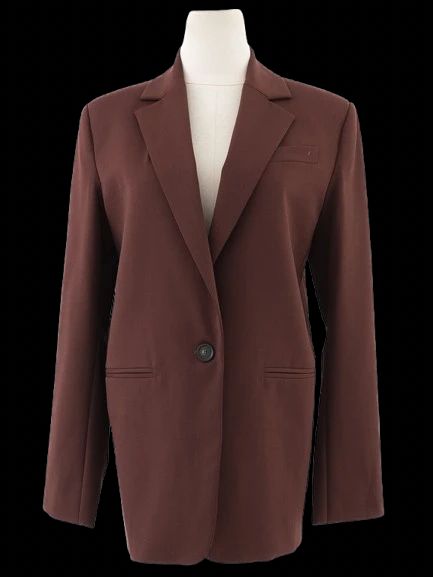 Excellent Erika Cavallini Orange Wool Blazer Size M