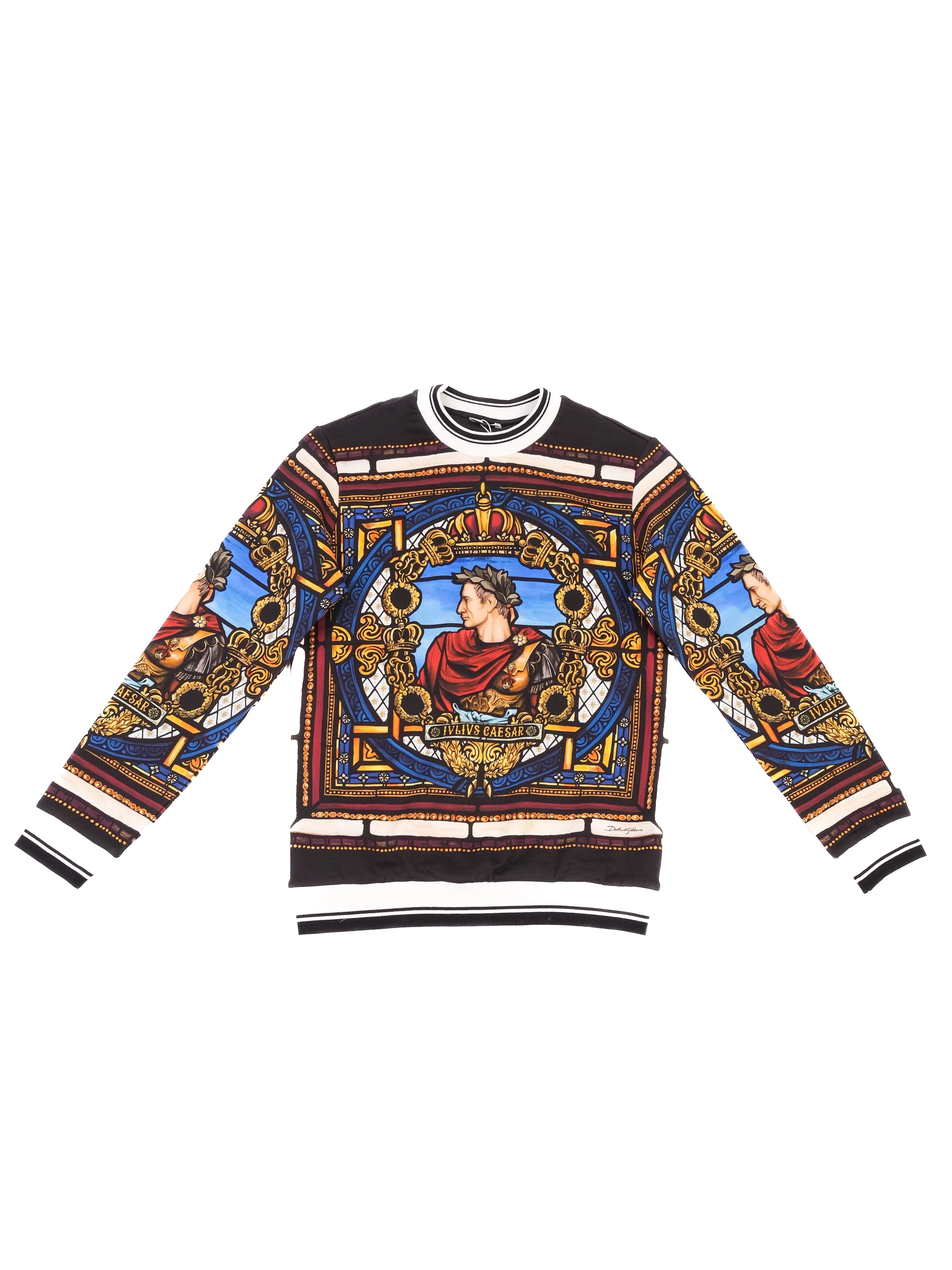 Excellent Dolce Gabbana Kids Sweatshirt Size 12 Baroque Design