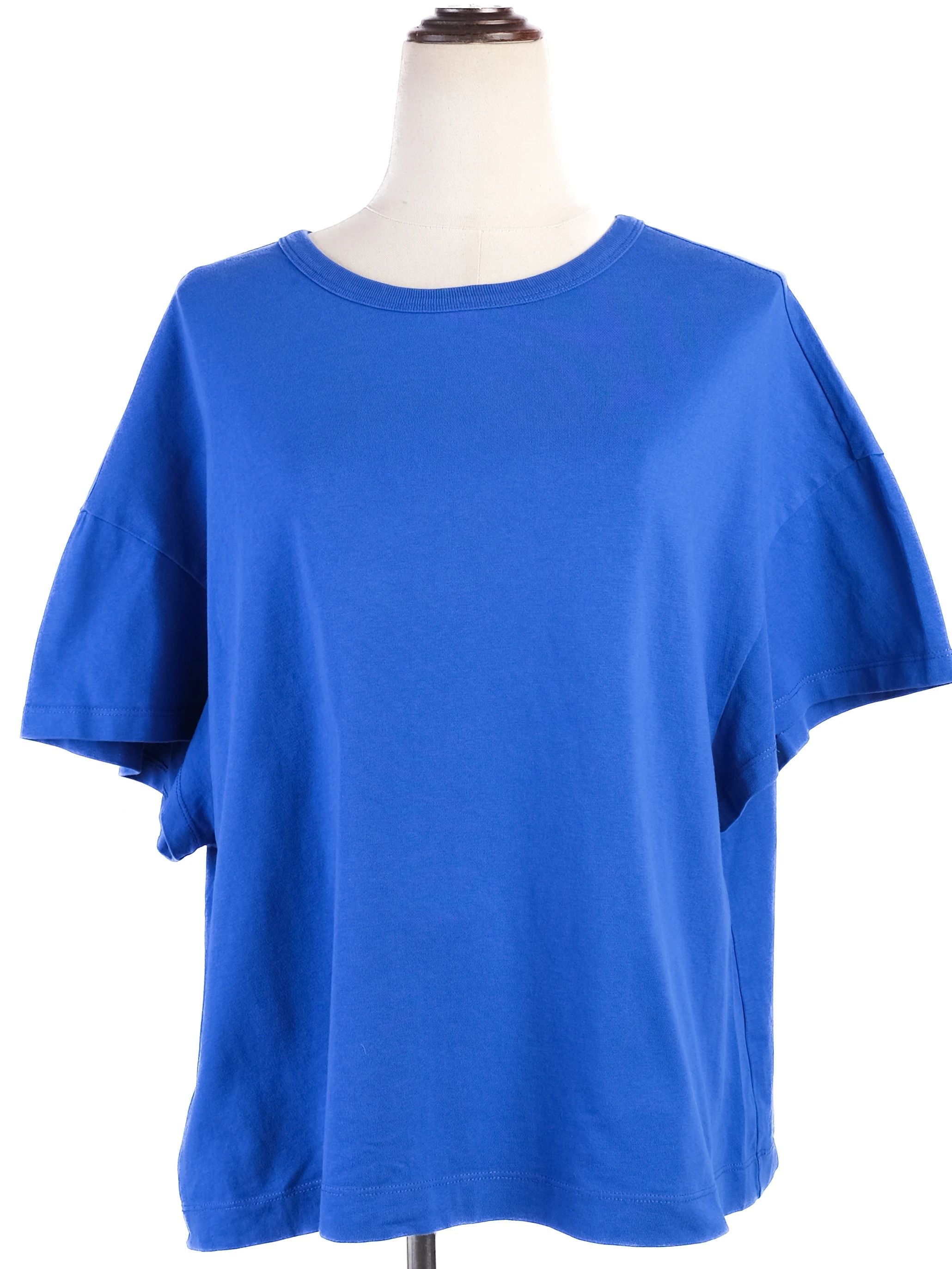 Excellent Dries Van Noten Blue Cotton T-Shirt Size M