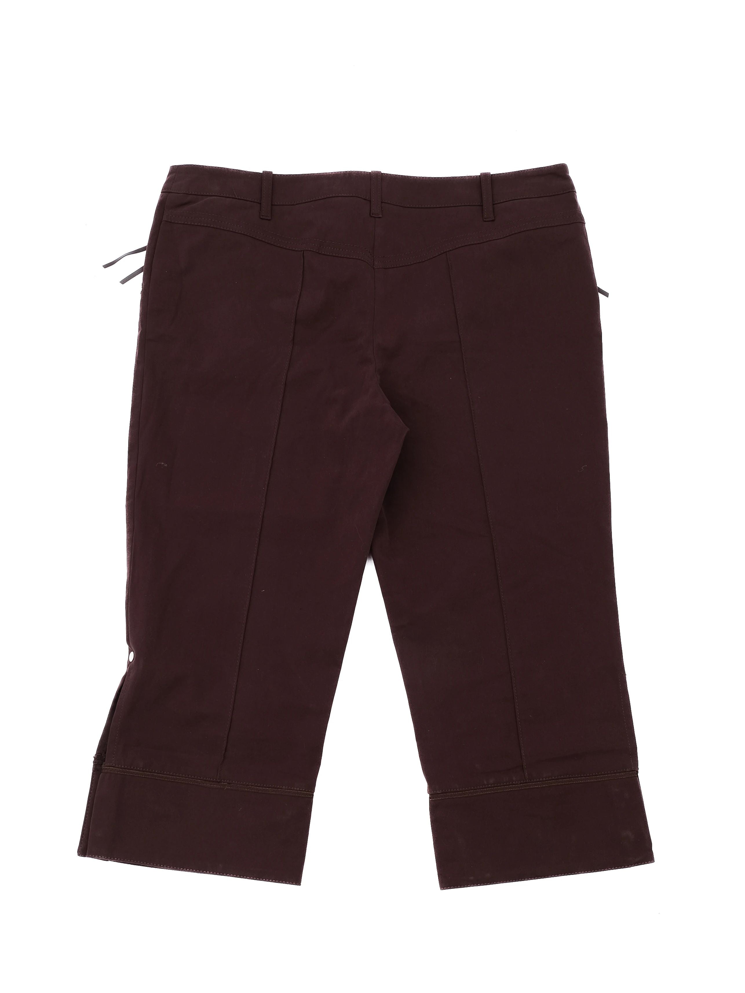 Excellent Maria Grazia Severi Orange Cropped Pants Size L